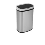 13 Gallon(50 L) Kitchen Trash Can with Touch-Free & Motion Sensor, Automatic Stainless-Steel Garbage Can Anti-Finaerprint Mute Desianed Trash Bin Brushed Stainless Steel customer photo 1