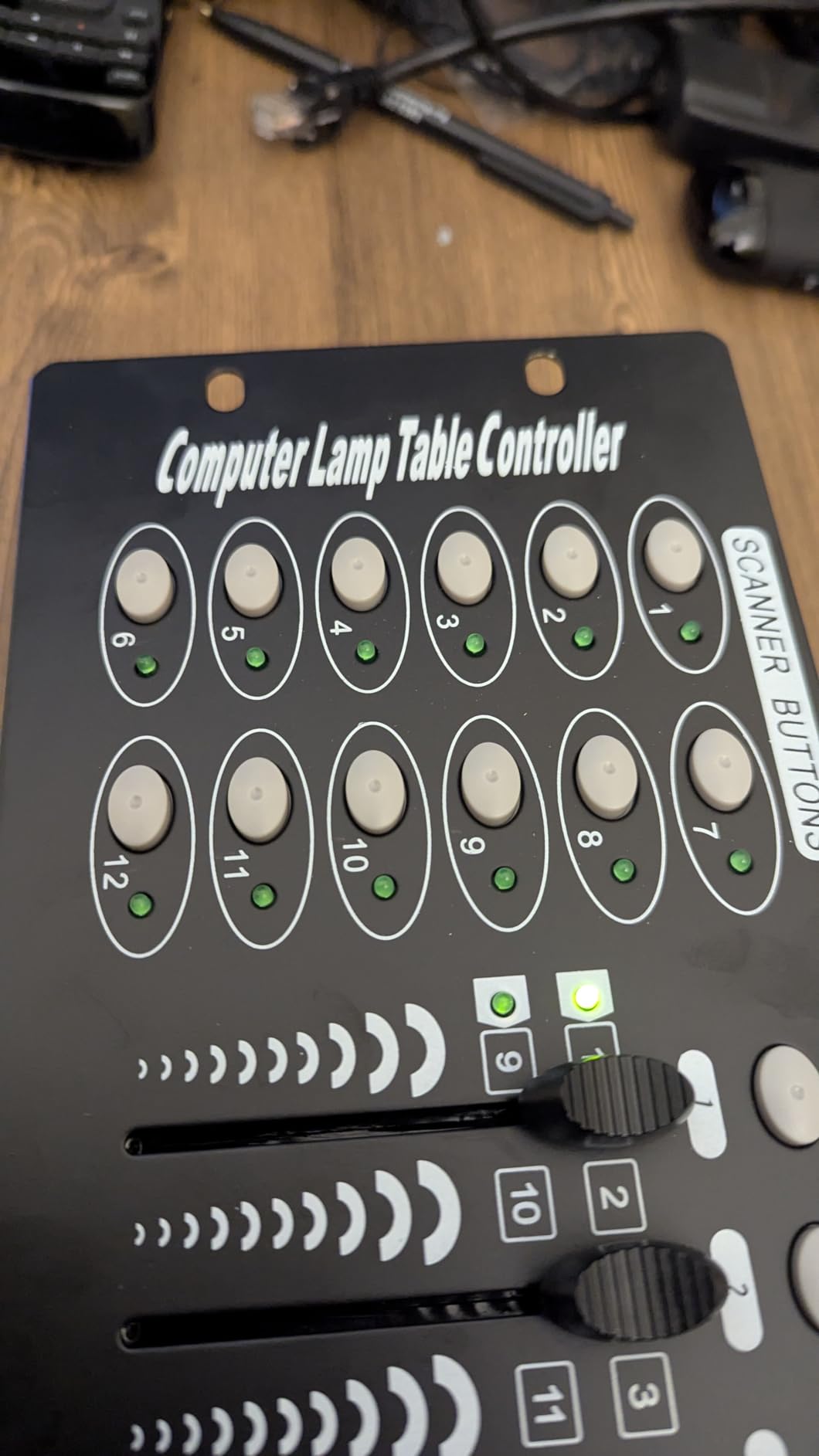 DMX Controller dmx512 192 Channel Stage Lighting Console | 240 Programmable Scenes, Sound Activated Mode, LED Display, DJ Light Controller for Party Pub Night Club DJ KTV Moving Heads customer photo 2