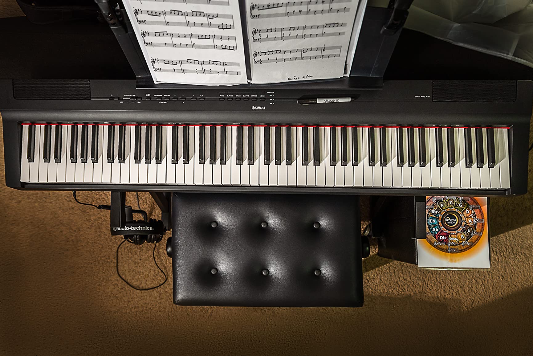 Donner Keyboard Stand, Z-style Heavy-Duty Piano Stand, Adjustable and Portable Piano Keyboard Stand, Suitable for 54, 61 and 88 Keys Electric Keyboards Digital Pianos customer photo 2