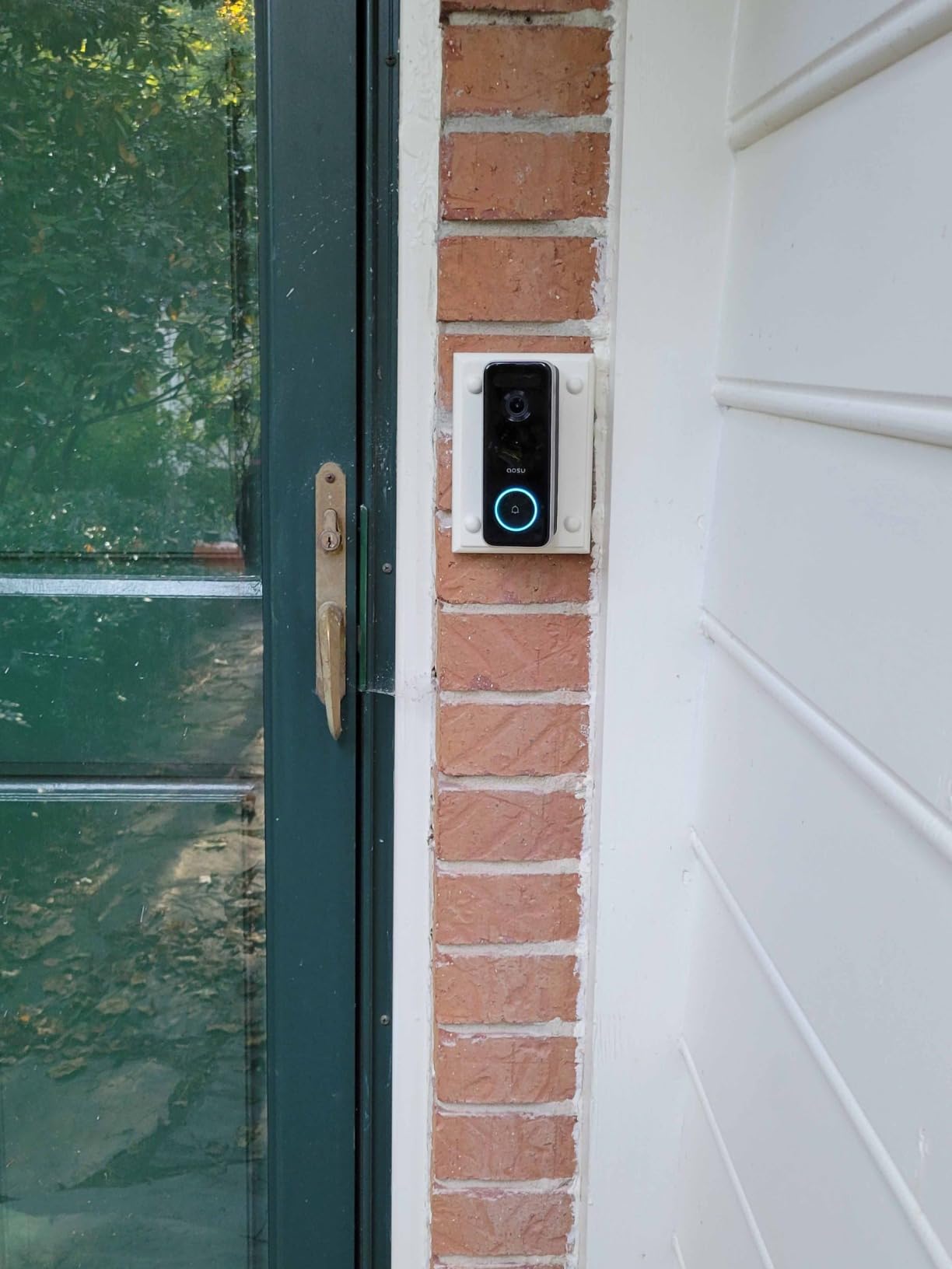 aosu 5MP Ultra HD Wireless & Wired Video Doorbell Camera | No Subscription Required, 8GB Local Storage, Head-to-Toe View, Triple Motion Detection, 2.4/5 GHz WiFi customer photo 2