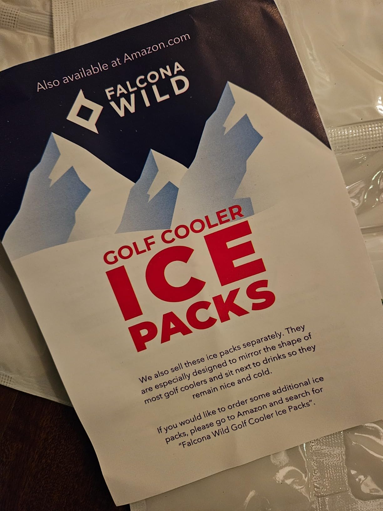 Falcona Wild Golf Cooler Bag Plus 2 Ice Packs - Holds 6 Cans, Fits Discreetly in Golf Bags customer photo 2