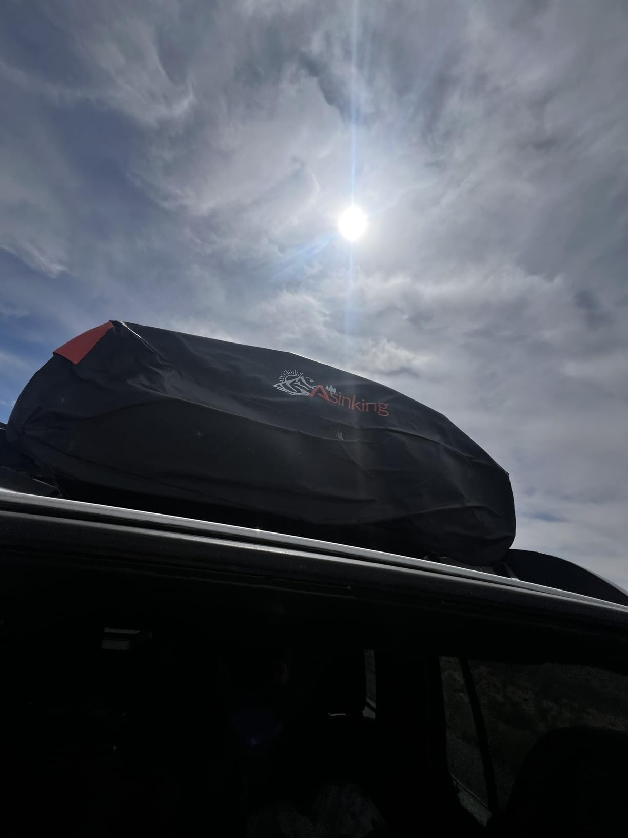 Car Rooftop Cargo Carrier Bag, 15 Cubic Feet Waterproof Heavy Duty 840D Car Roof Bag for All Vehicle with/Without Racks customer photo 2