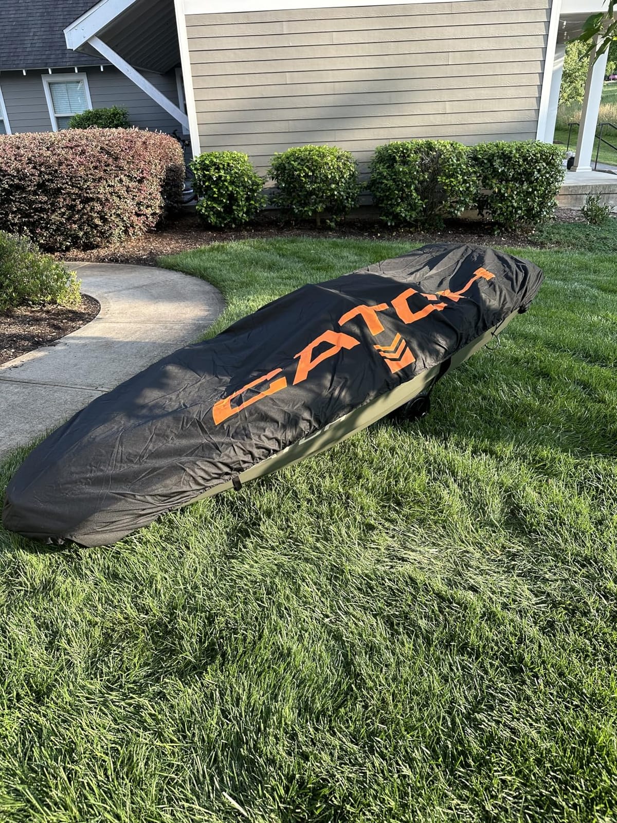 Pelican Catch Kayak Cover - Water-Repellent & UV Protection - Heavy Duty - 2 Sizes, Grey customer photo 2
