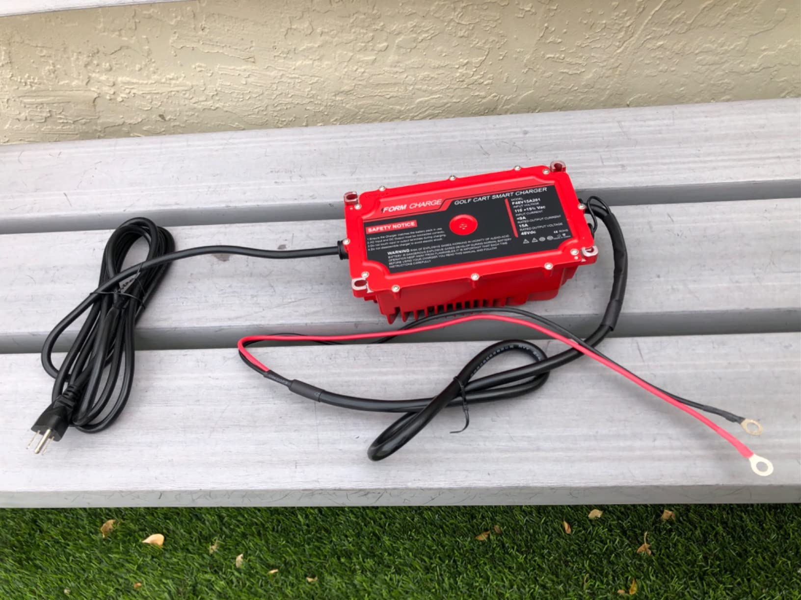 FORM 48 Volt Onboard Golf Cart Battery Charger - 48V 15AMP Lead Acid Battery Charger customer photo 2