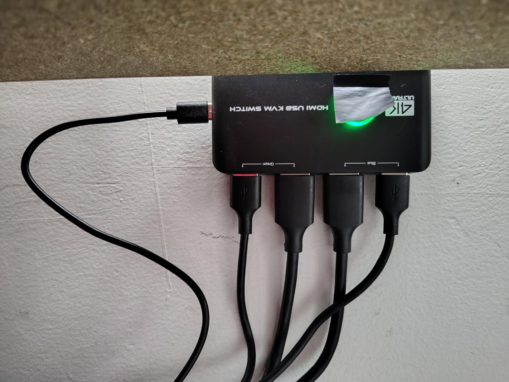 4K KVM Switch HDMI 2 Port Box, USB HDMI KVM Switches for 2 Computers Share Keyboard Mouse Printer and one HD Monitor, Support UHD 4K@60Hz, with 2 USB Cables and 2 HDMI Cables customer photo 1