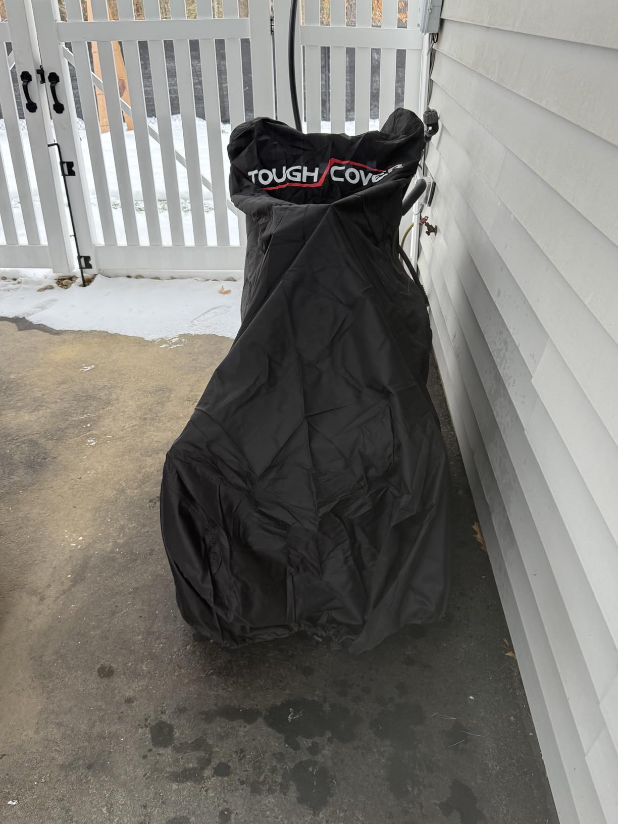 Tough Cover Snow Blower Cover, Extreme 600D, Standard Fit, Black | Heavy-Duty Waterproof Fabric With Taped Seams, Oversized Dust Cover With UV Protection For Gas Snow Blowers customer photo 2