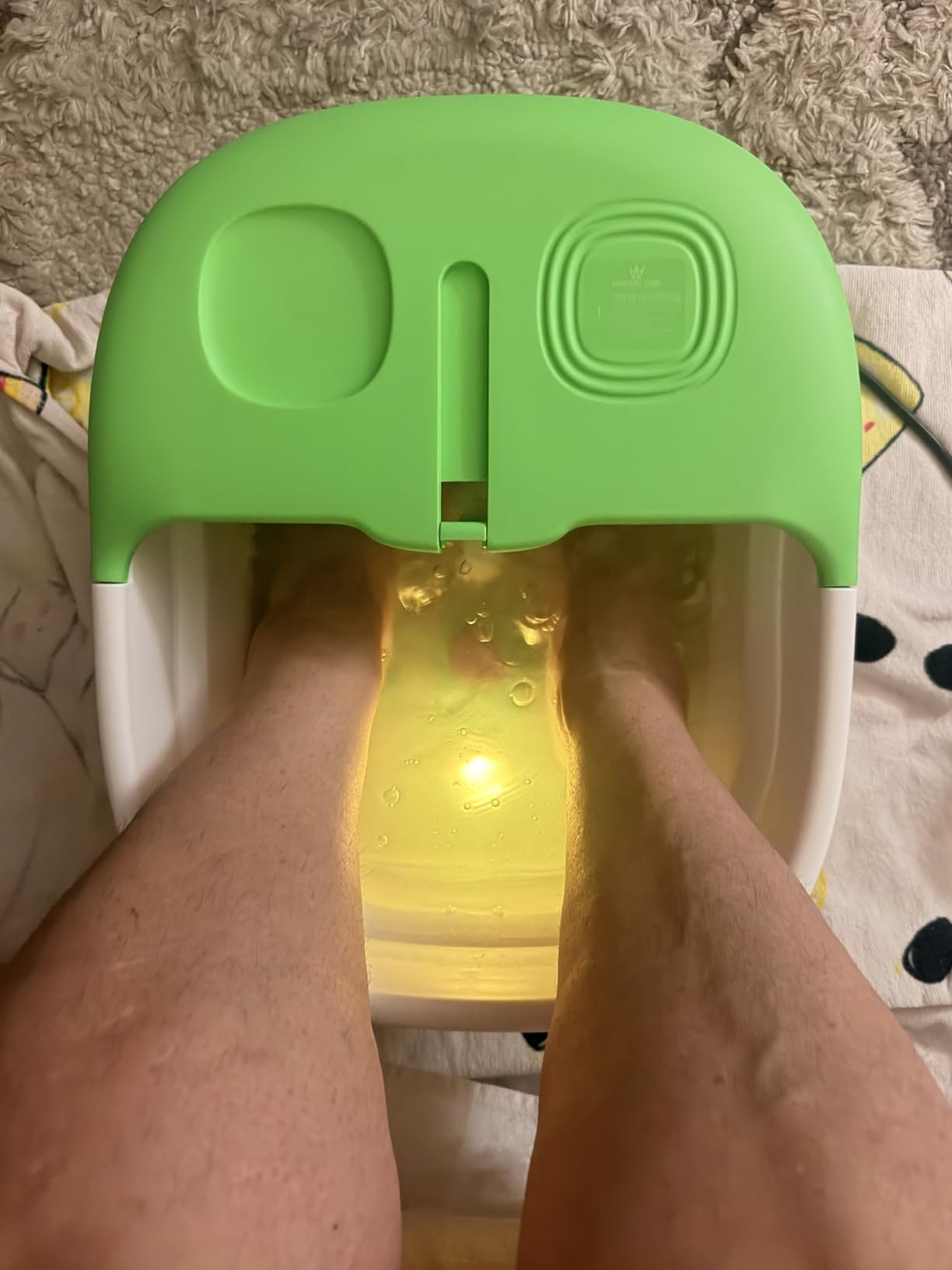 Medical king Foot Spa with Heat and Massage and Jets Includes A Remote Control A Pumice Stone Collapsible Massager with Bubbles and Vibration customer photo 2