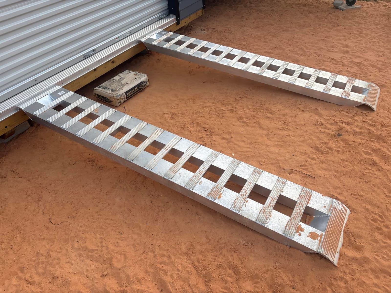GEN-Y Hitch Heavy Duty Aluminum Loading Ramps - Set of 2, 8 Feet Long x 15 Inches Wide, 10000 lbs Capacity, Hybrid Hook and Plate Ends, Serrated Cross Rungs for Maximum Traction customer photo 1