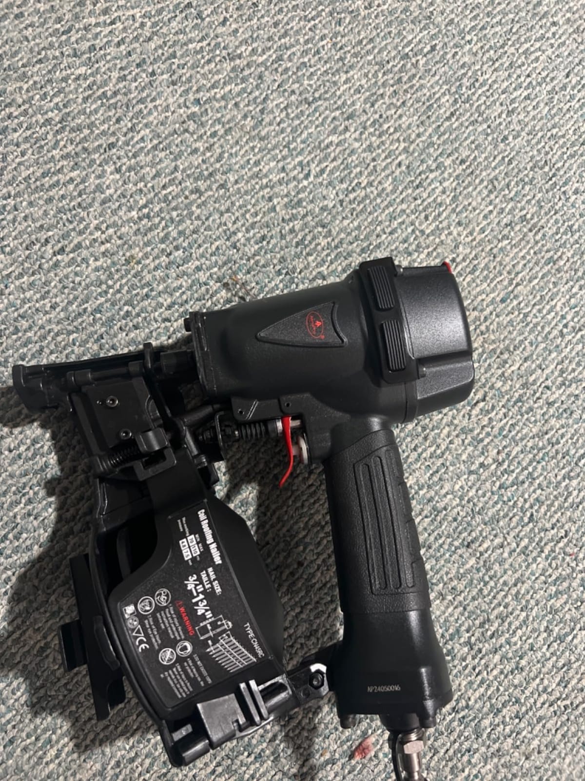 AEROPRO 15 Degree Coil Roofing Nailer for 3/4