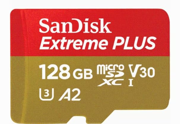SanDisk 128GB Extreme microSD UHS-I Card for 4K Video on Smartphones, Action Cams & Drones, 190MB/s Read, 90MB/s Write - SDSQXAA-128G-GN6MN customer photo 1