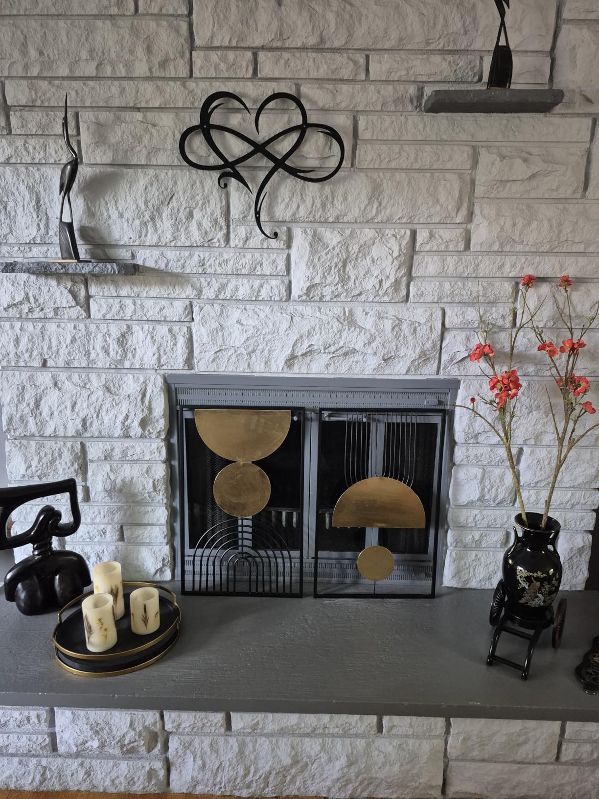 Oakrain 2 PCS Metal Wall Art - 35.4