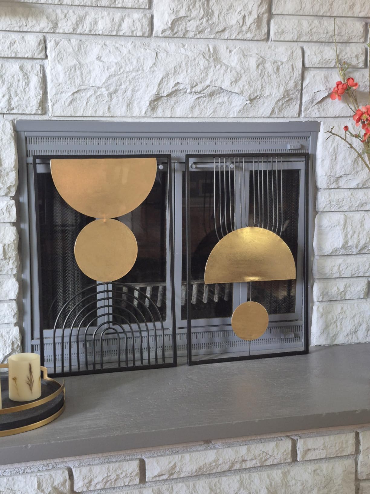 Oakrain 2 PCS Metal Wall Art - 35.4