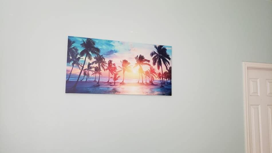 DZL Art S75375 Large Wall Art Canvas Prints Waterfall In Deep Rain Forest Jungle Painting Framed wall art for living Room Bedroom and Office Home Decor Artwork customer photo 1