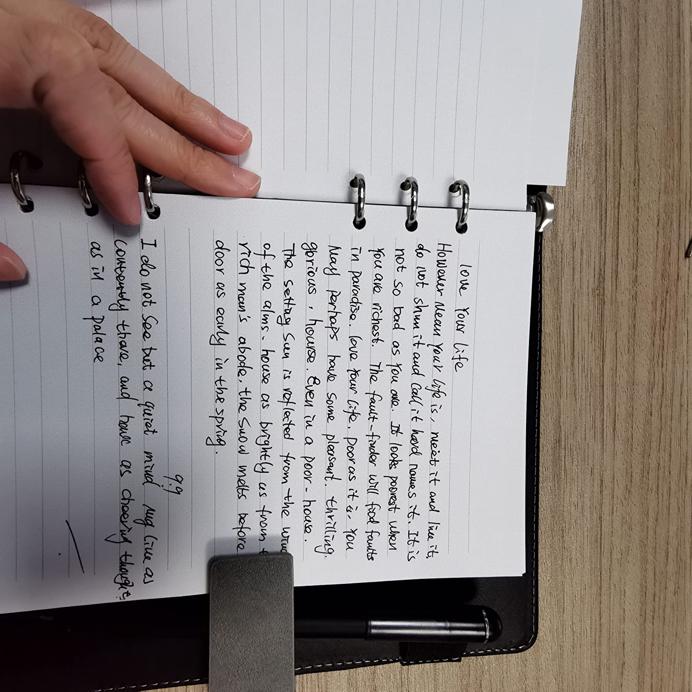 2 in 1 Digital Pen Smart Pen Writing Set, Includes Smartpen, Notebook, Use with Ophaya App for Notes Taking, Recording, Storing customer photo 1