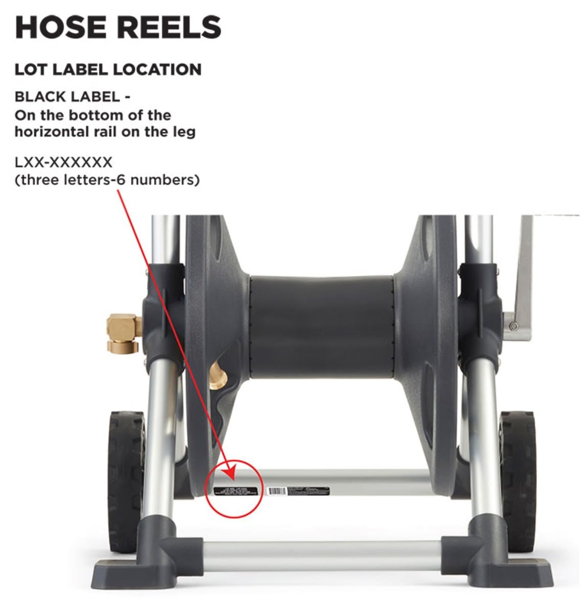 Gorilla Mobile Aluminum Garden Hose Reel, 225 Ft, Zero-Rust, No-Leak Brass | Mobile hose reel with wheels, Built-in hose alignment guide, Upright comfort handle, Removable accessory tray customer photo 2