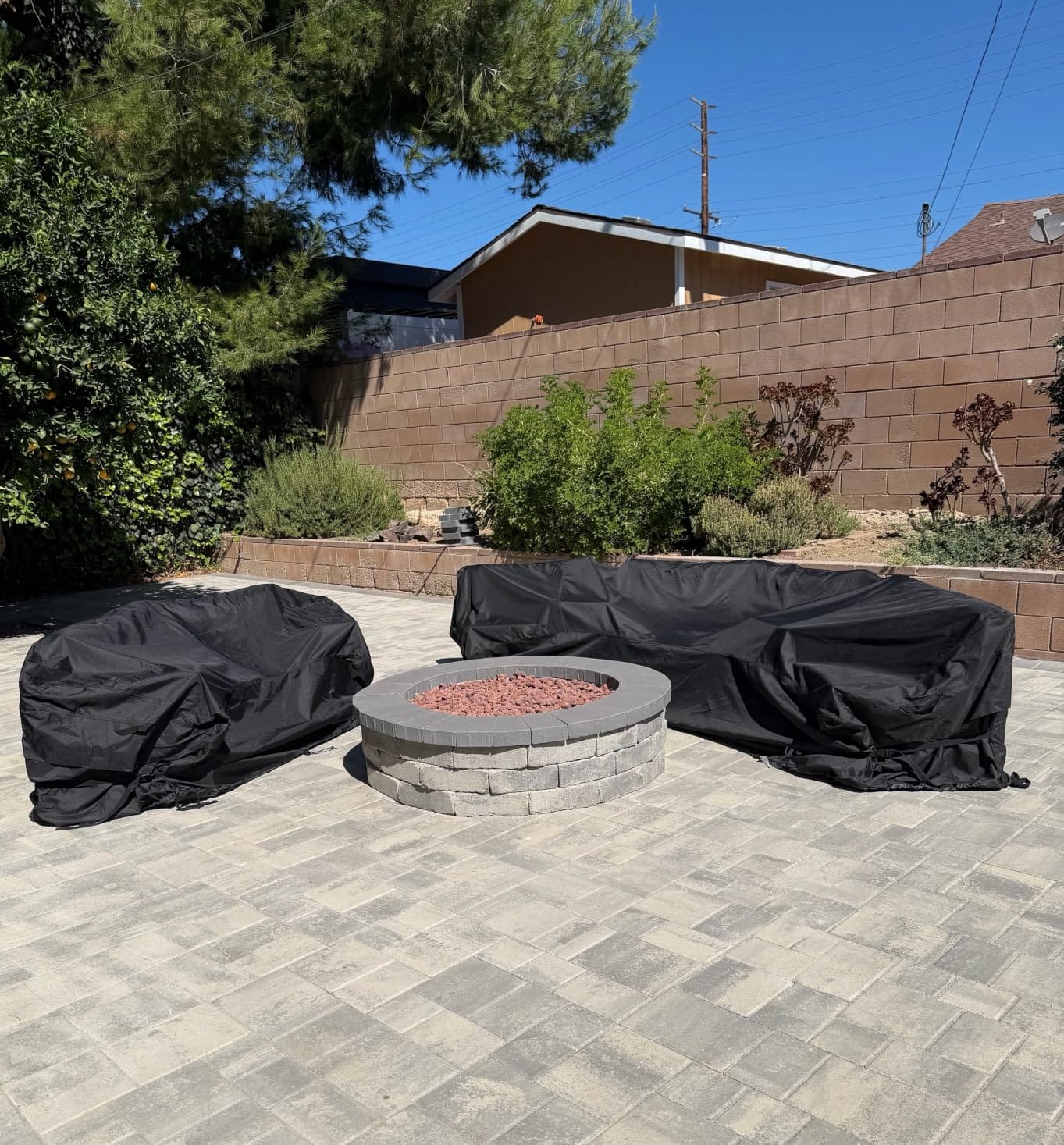 ULTCOVER Waterproof Patio 6-Seater L-Shaped Right Facing Sofa Cover | 110