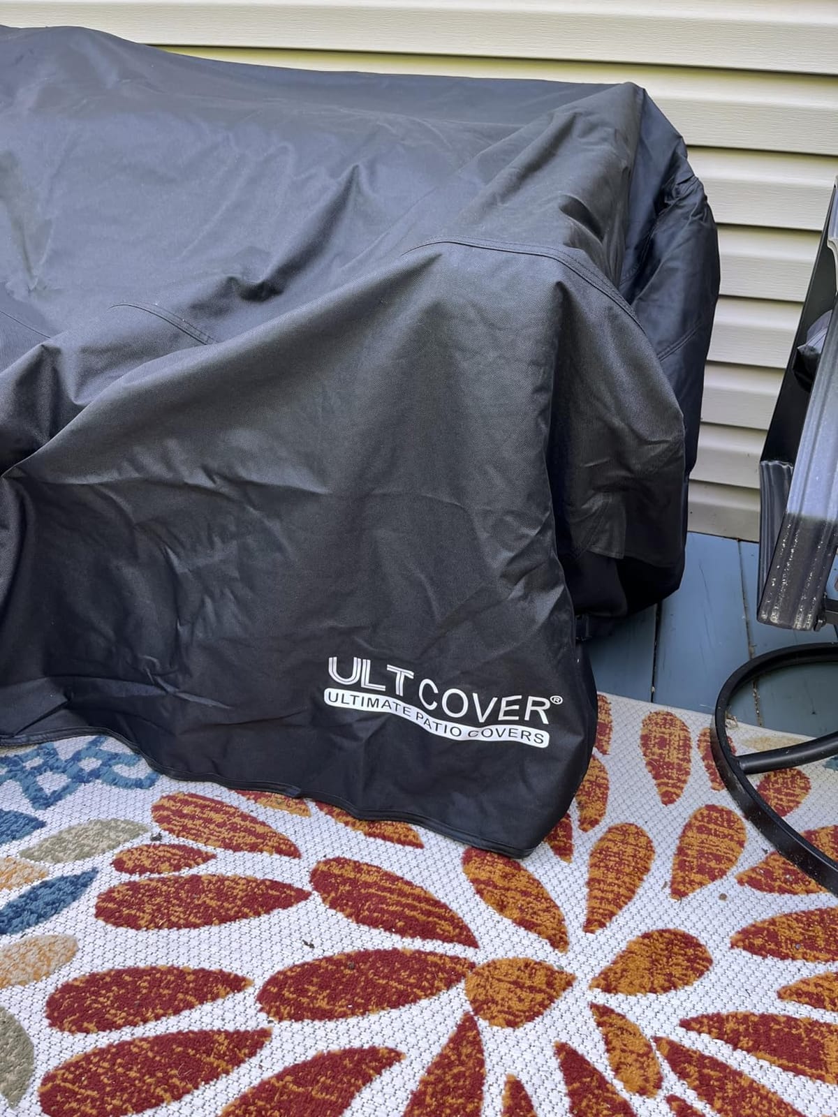 ULTCOVER Waterproof Patio 6-Seater L-Shaped Left Facing Sofa Cover | Heavy Duty 600D Polyester, UV Resistant, Fits Outdoor Sectional Furniture Couch customer photo 1