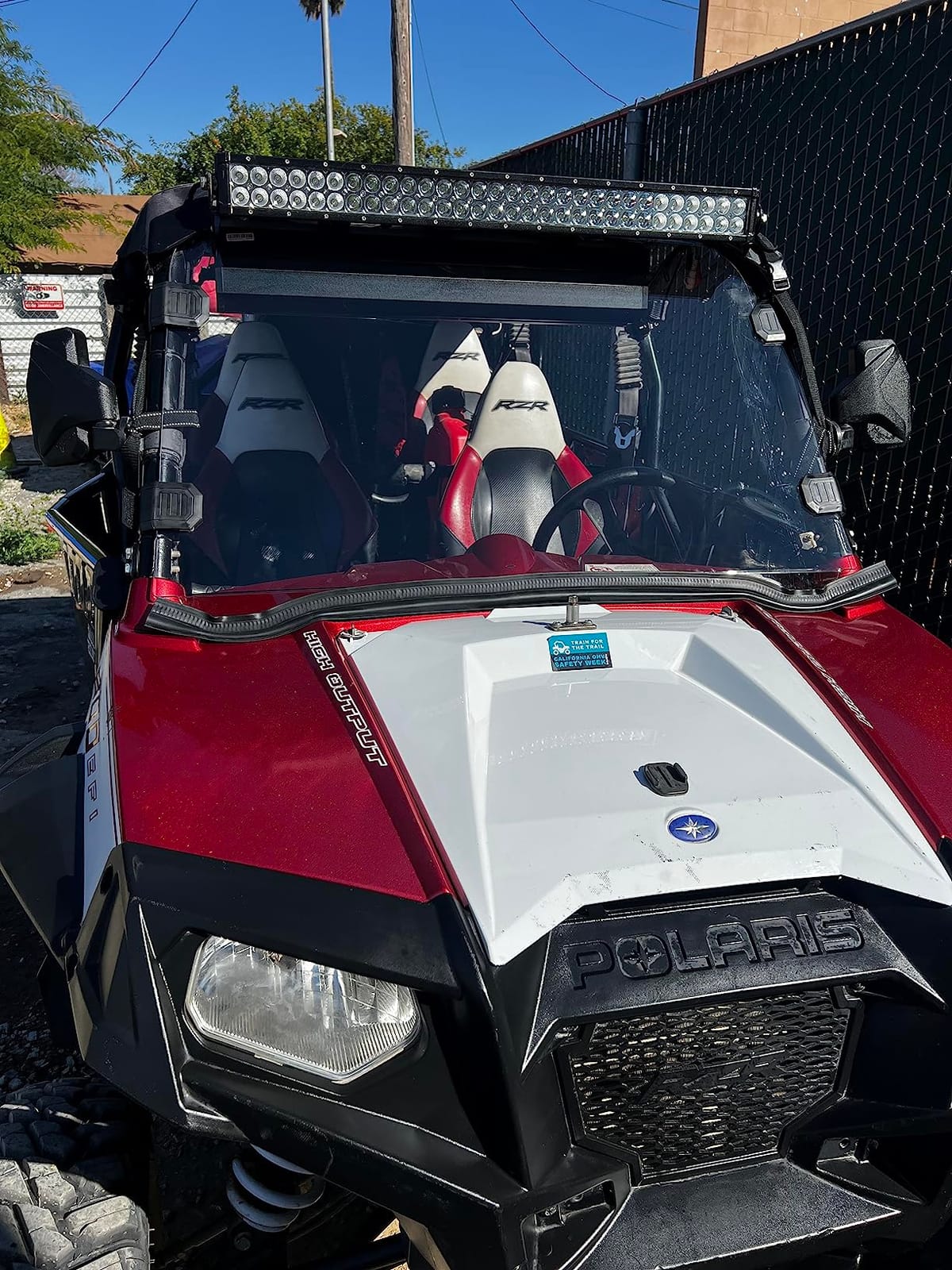 RZR 800 Scratch-Resistant Windshield Hard PC Heavy Duty Clear | Compatible with Polaris RZR 800 S, 800 08-14, 900 XP 11-13, 4 900 12-14, 570 12-18, Waterproof Full Window Used with Roof customer photo 1