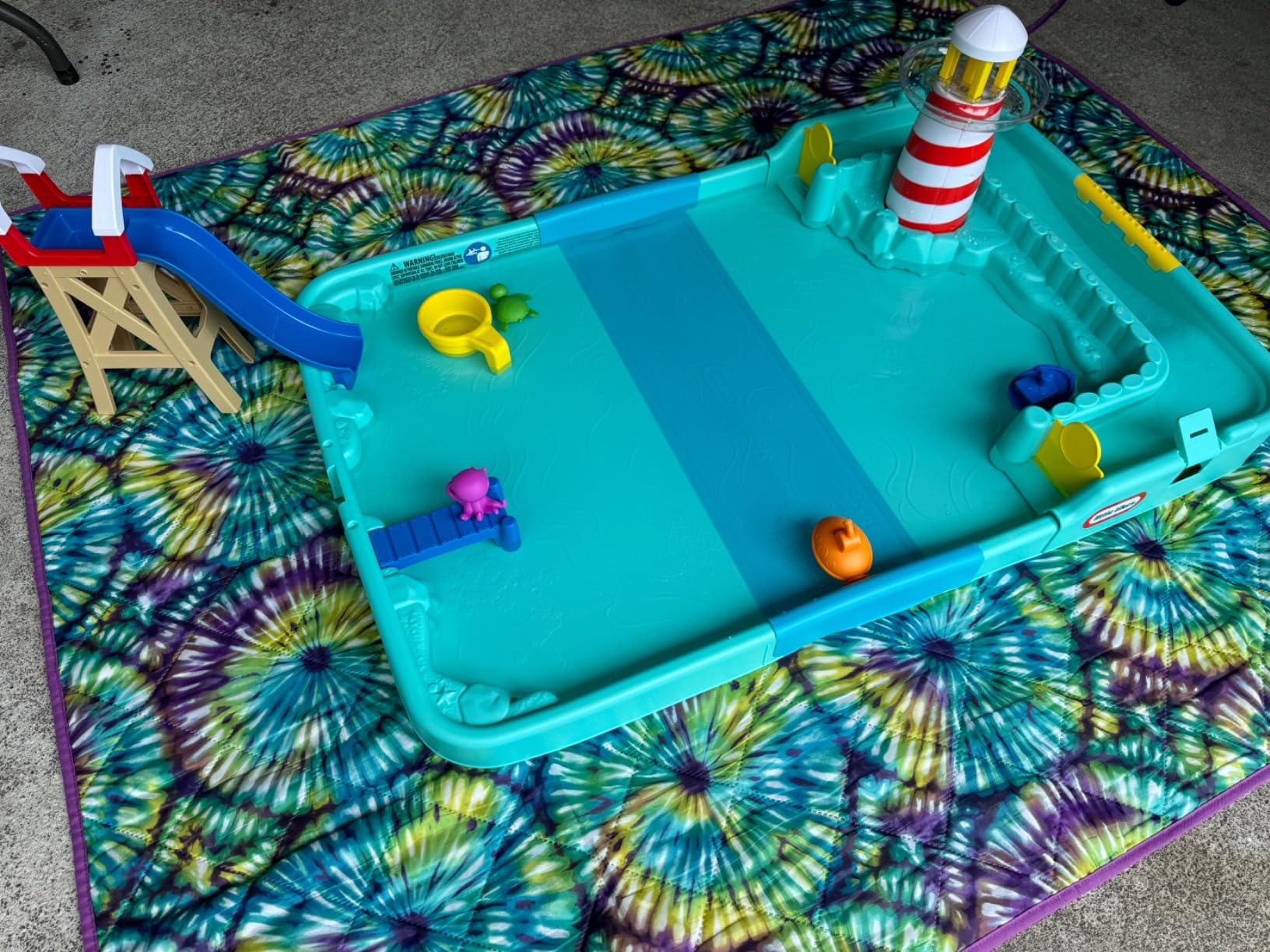 Little Tikes Splash Beach Water Table Splash Pad for Kids, Boys, Girls Ages 2+ Years customer photo 2
