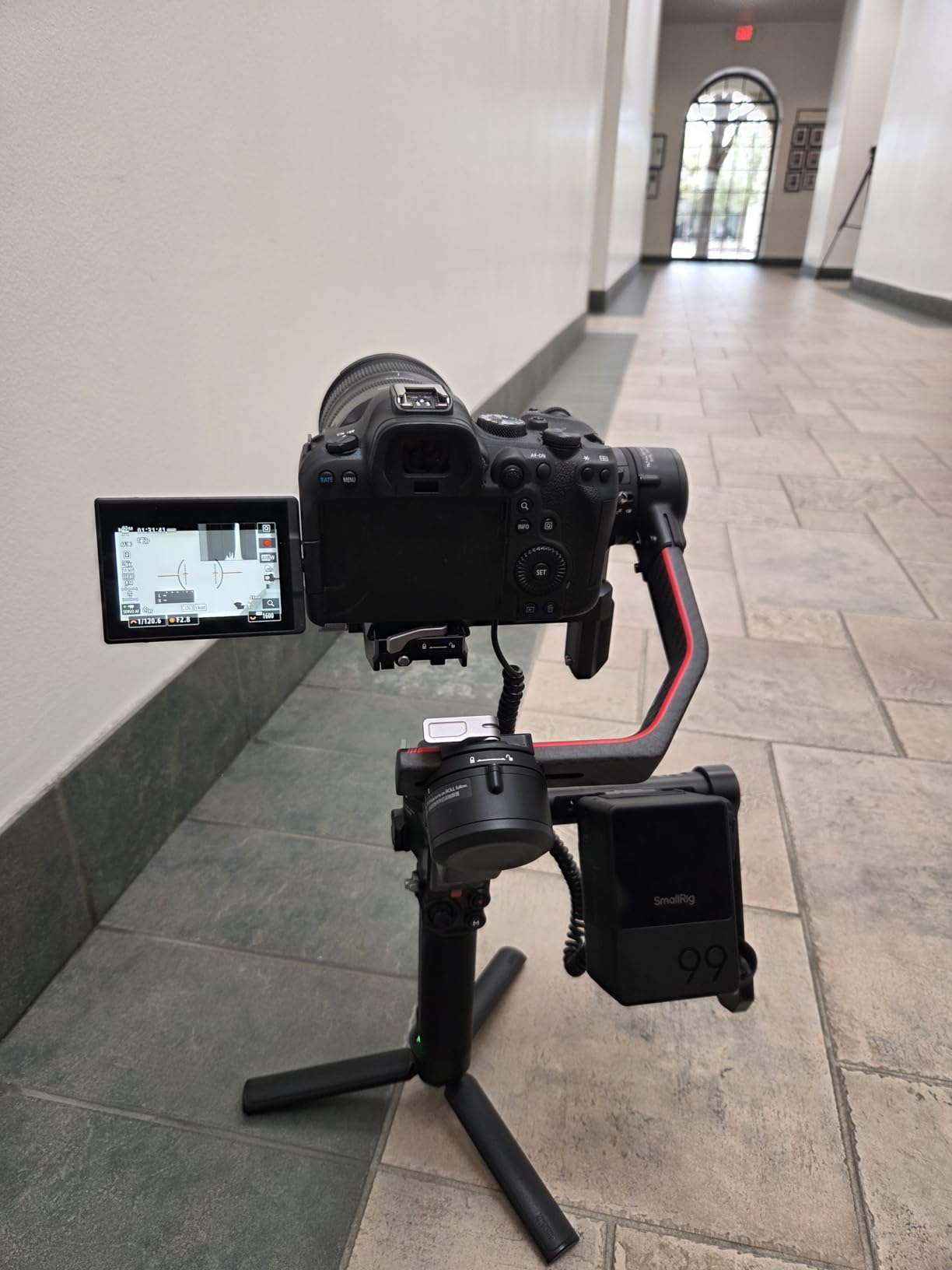 SMALLRIG V Mount Battery VB99, 99Wh / 6800mAh V Lock Battery with 100W Output, 2H Full Charge, with USB-C, D-TAP, USB-A, Dual DC Port, OLED Screen, for Camera, Camcorder, Monitor, Video Light customer photo 1