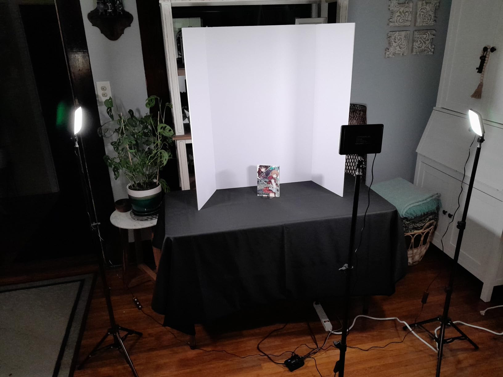 Photography Lighting Kit Dimmable 5600K USB Led Video Studio Streaming Lights with Adjustable Tripod Stand and Color Filters for Table Top/Photo Video Shooting customer photo 1