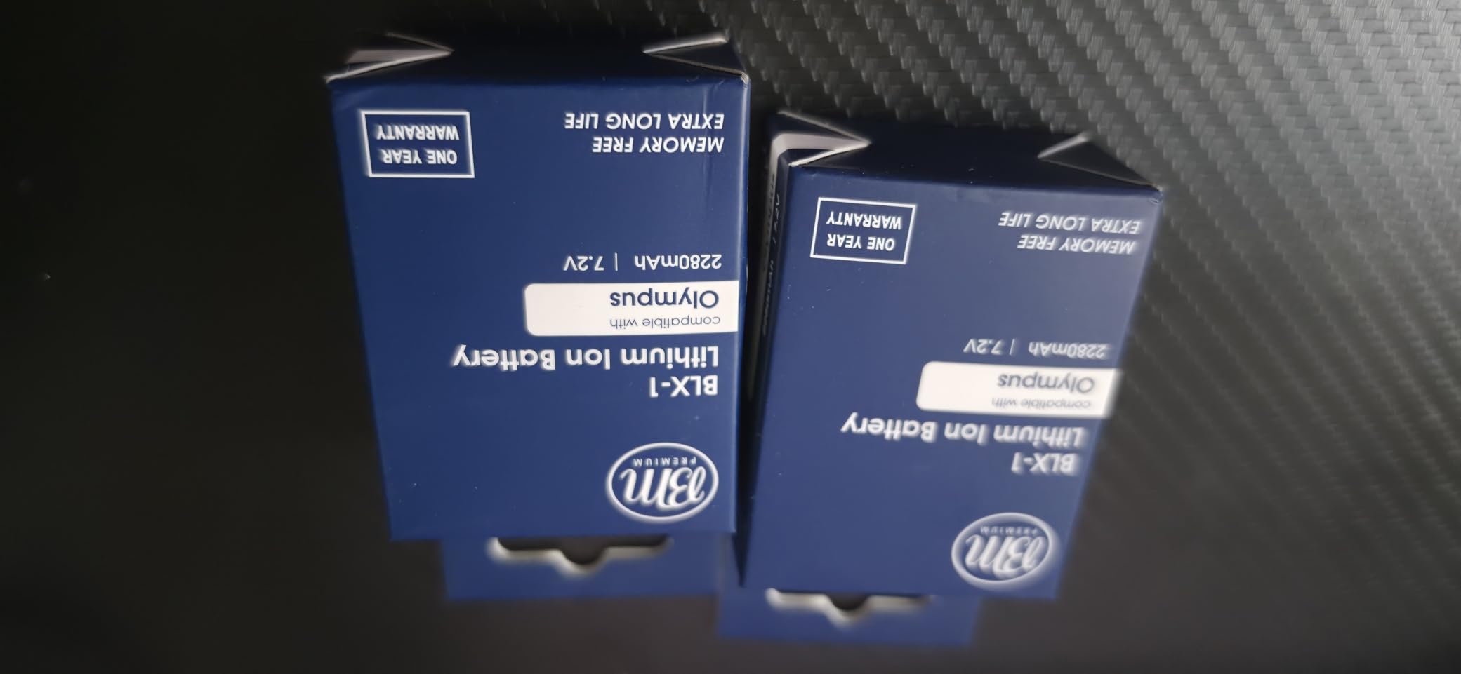 BM Premium 2 Pack of BLX-1 High Capacity Batteries for Olympus OM System OM-1, OM-1 Mark II, OM-3, HLD-10 Cameras customer photo 1