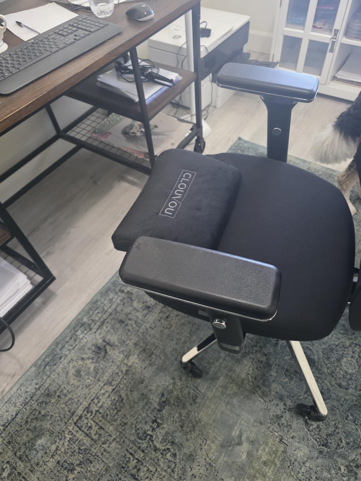 CleverSeat Ergonomic Office Chair Comfy [#1 in Tests] Ergonomic Chair with Breathable Mesh Back | Computer Chair with wheels | Home Office Desk Chair with 3D Headrest | Swivel Chair for 330lbs customer photo 2