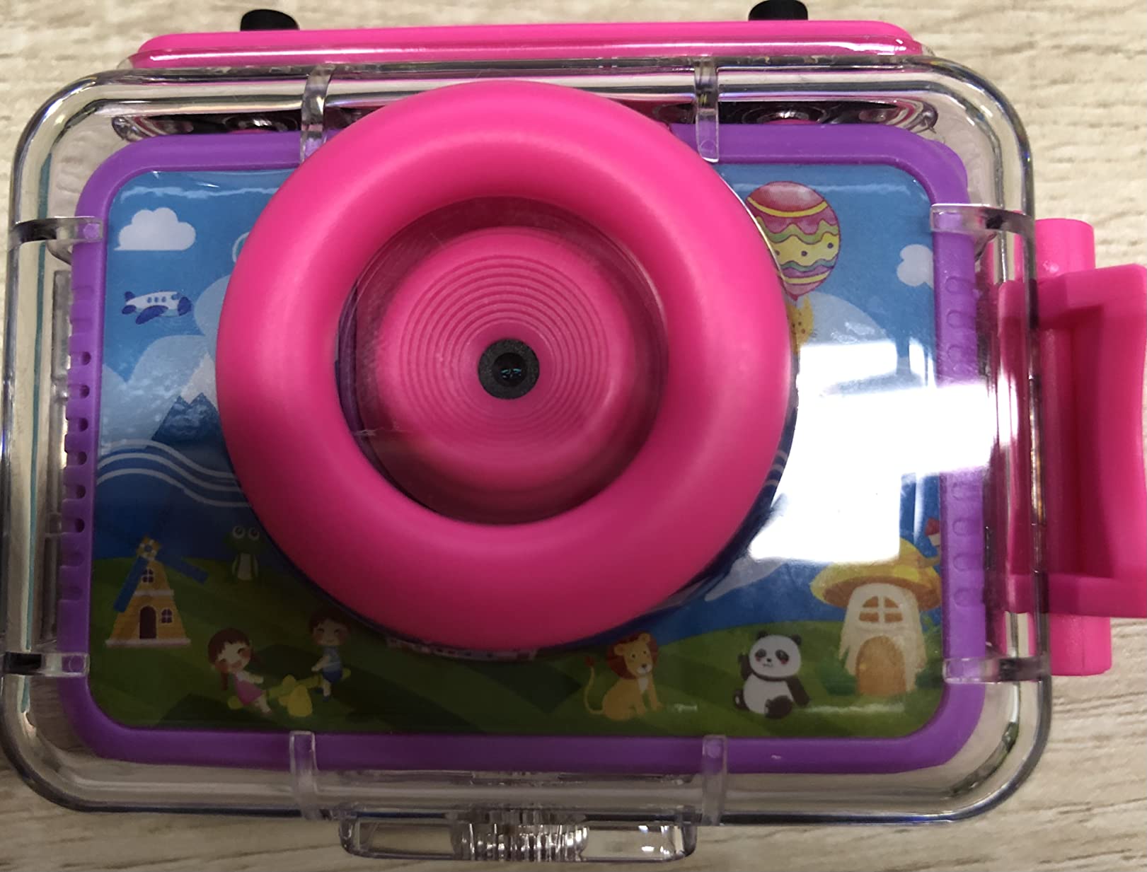 Pool Toy & Kids Underwater Camera 99FT Waterproof Kid Action Camera 1080P Video&20MP Photo with Flip Lens, Includes 32GB Card for Diving Swimming Beach Snorkeling. Birthday Gift for Boys - GKTZ customer photo 1
