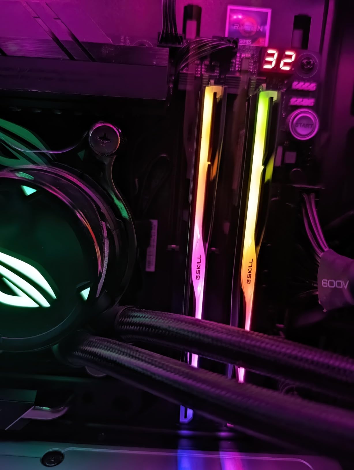 G.SKILL Trident Z5 Neo RGB Series DDR5 RAM (AMD EXPO) 64GB (2x32GB) 6000MT/s CL30-40-40-96 1.40V Desktop Computer Memory U-DIMM - Matte Black (F5-6000J3040G32GX2-TZ5NR) customer photo 2
