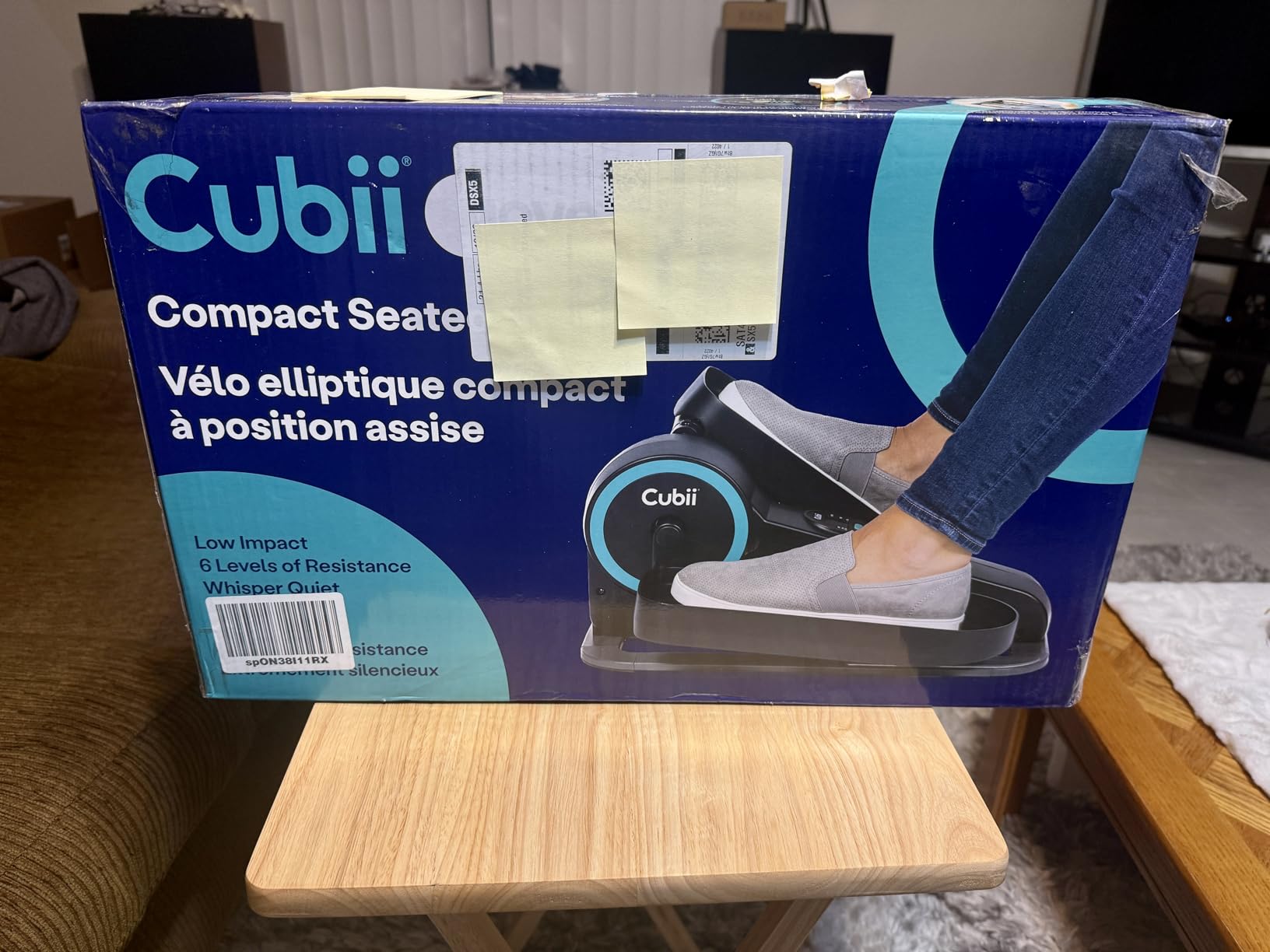 Cubii Move - Under Desk Elliptical Bike Pedal Exerciser Portable Seated Elliptical Machine W/Adjustable Workout Levels - Adult to Seniors customer photo 1