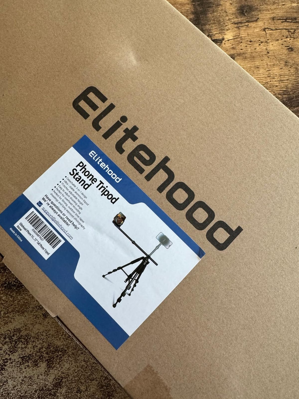 Elitehood iPhone Tripod for Overhead Video Recording | Heavy Duty & Ultra-Stable Phone Tripod, 25in Horizontal Long Extendable Boom, 360 Rotation iPhone Tripod Stand with Remote customer photo 2