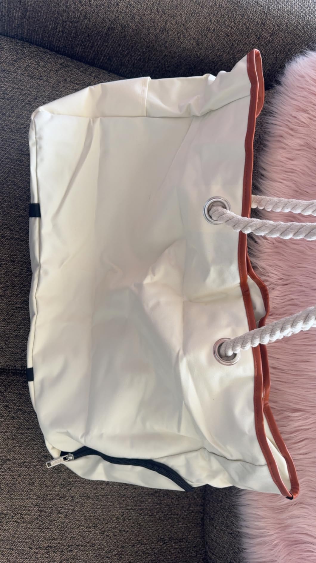 Beach Bag for Women - 35L Large Tote Bag, Waterproof & Sandproof, Zippered Carry On Bag for Pool, Beach & Travel customer photo 2