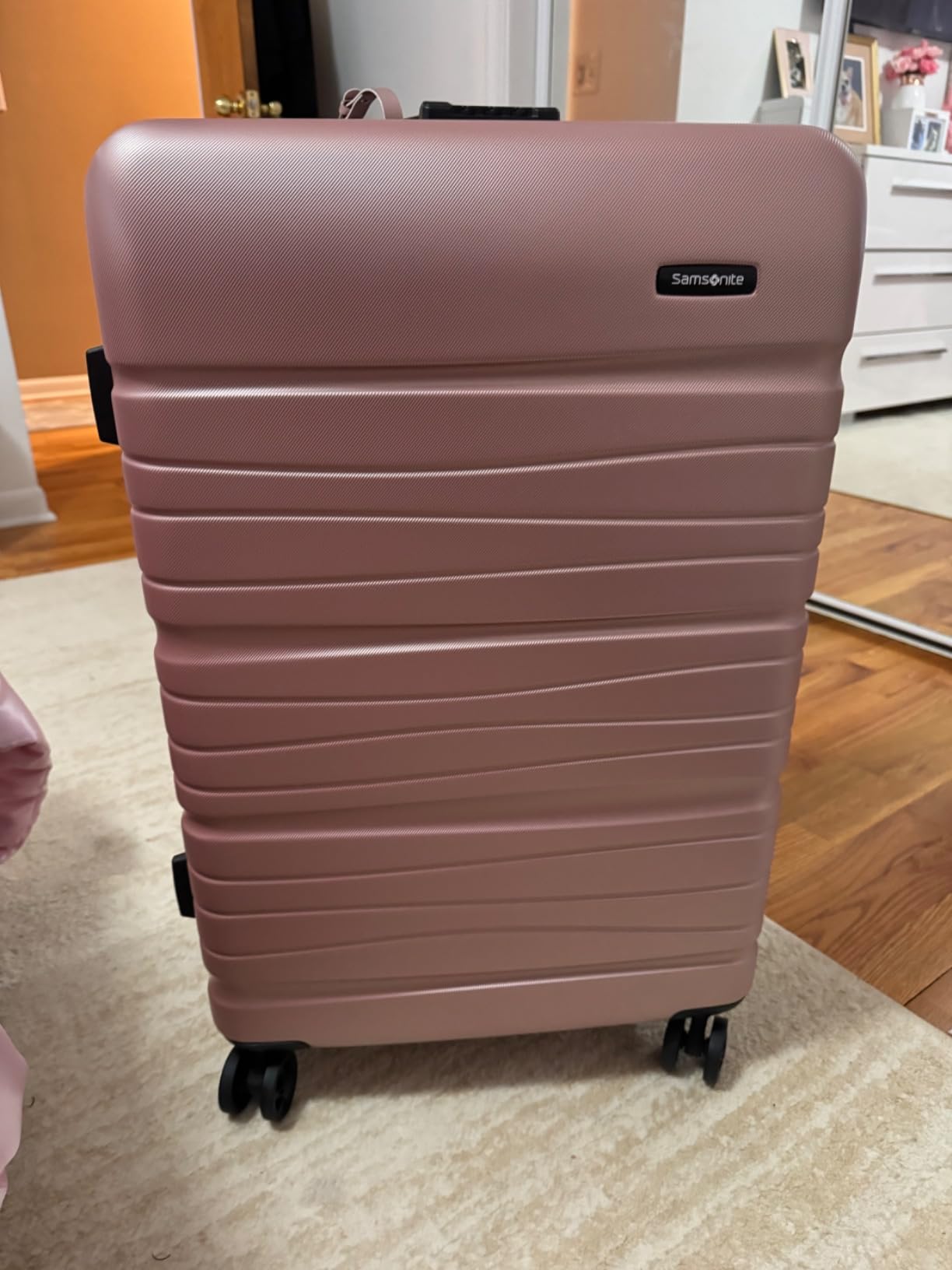 Evolve SE Hardside Expandable Luggage with Spinners, Bass Black, 3PC Set (CO/M/L) customer photo 2
