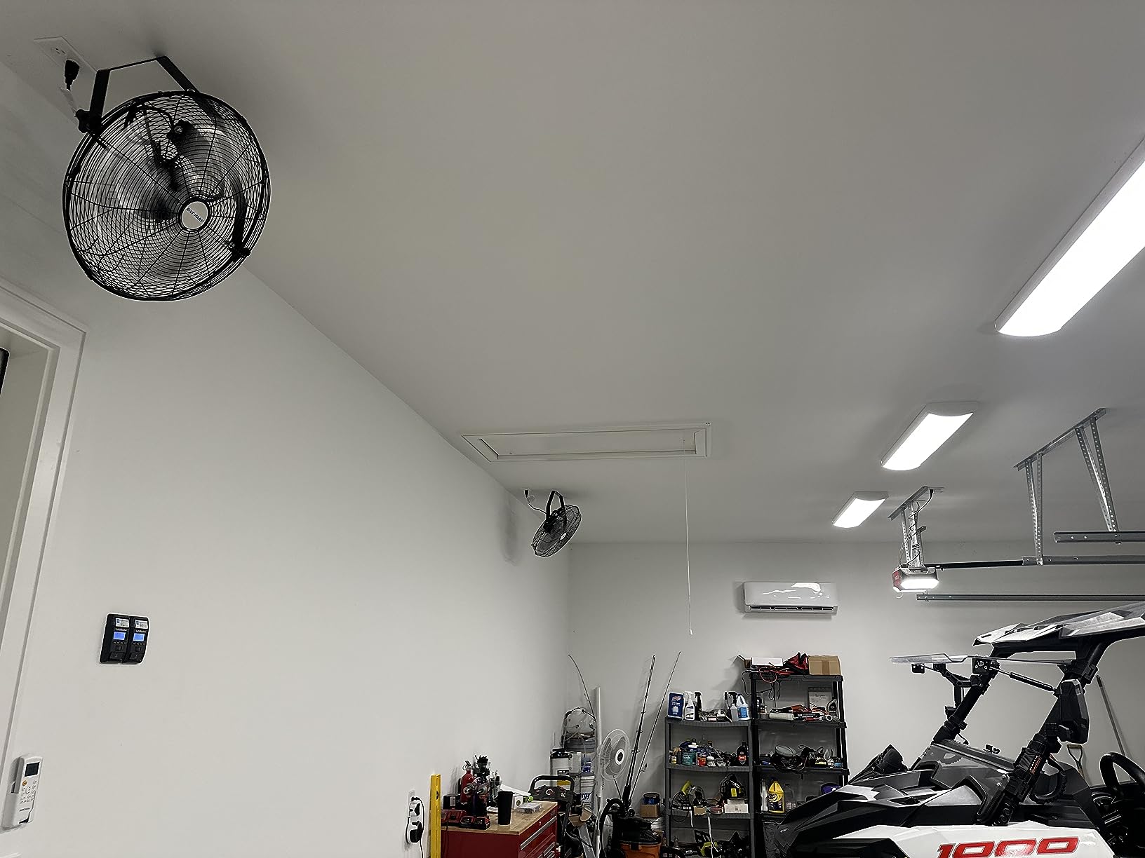 BILT HARD 18 inch Industrial Wall Fan, 4300 CFM, 3-Speeds High Velocity Wall Mount Fan with Sealed Motor, Heavy Duty Metal Barn Fans, 2 Pack customer photo 2
