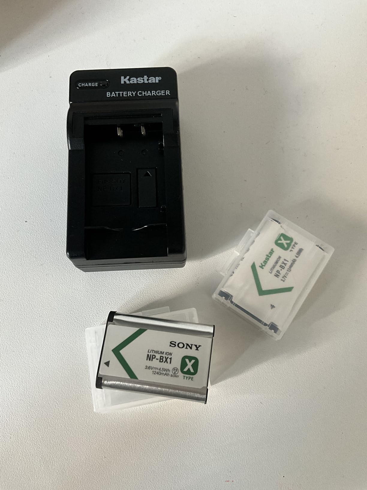 Kastar 2-Pack NP-BX1 Battery and AC Wall Charger Replacement for Sony ZV-1, ZV-1F, ZV-1 II Vlogging Camera customer photo 1