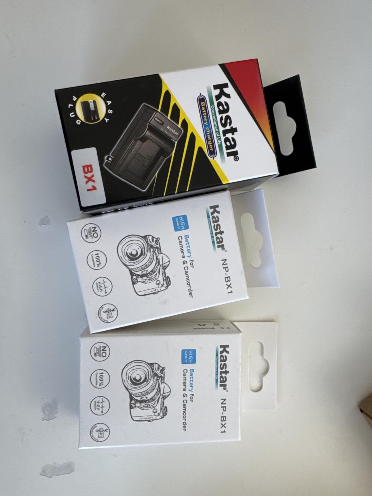 Kastar 2-Pack NP-BX1 Battery and AC Wall Charger Replacement for Sony ZV-1, ZV-1F, ZV-1 II Vlogging Camera customer photo 2