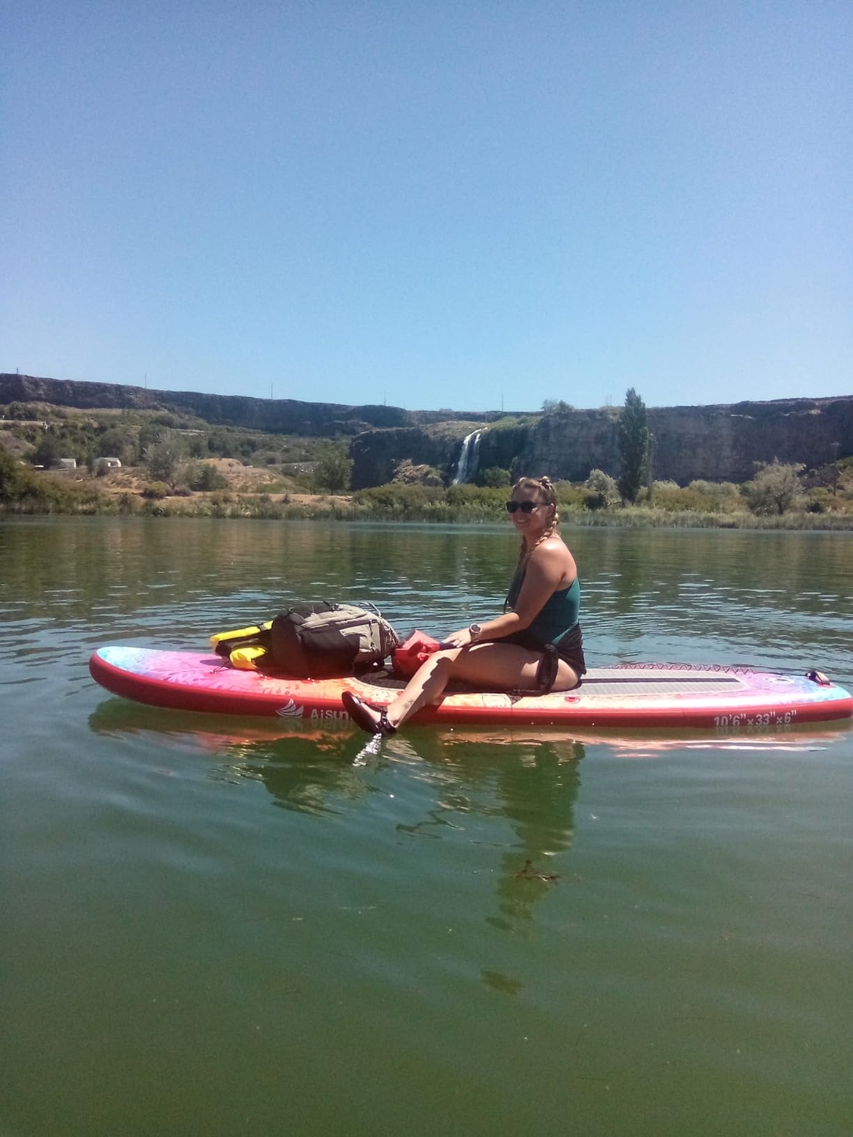 Inflatable Paddle Board for Adult, Paddle Board for All Skill Levels, Wide SUP Board with Premium Accessories Include SUP Carry Bag, Hand Pump, 10L Waterproof Bag customer photo 2
