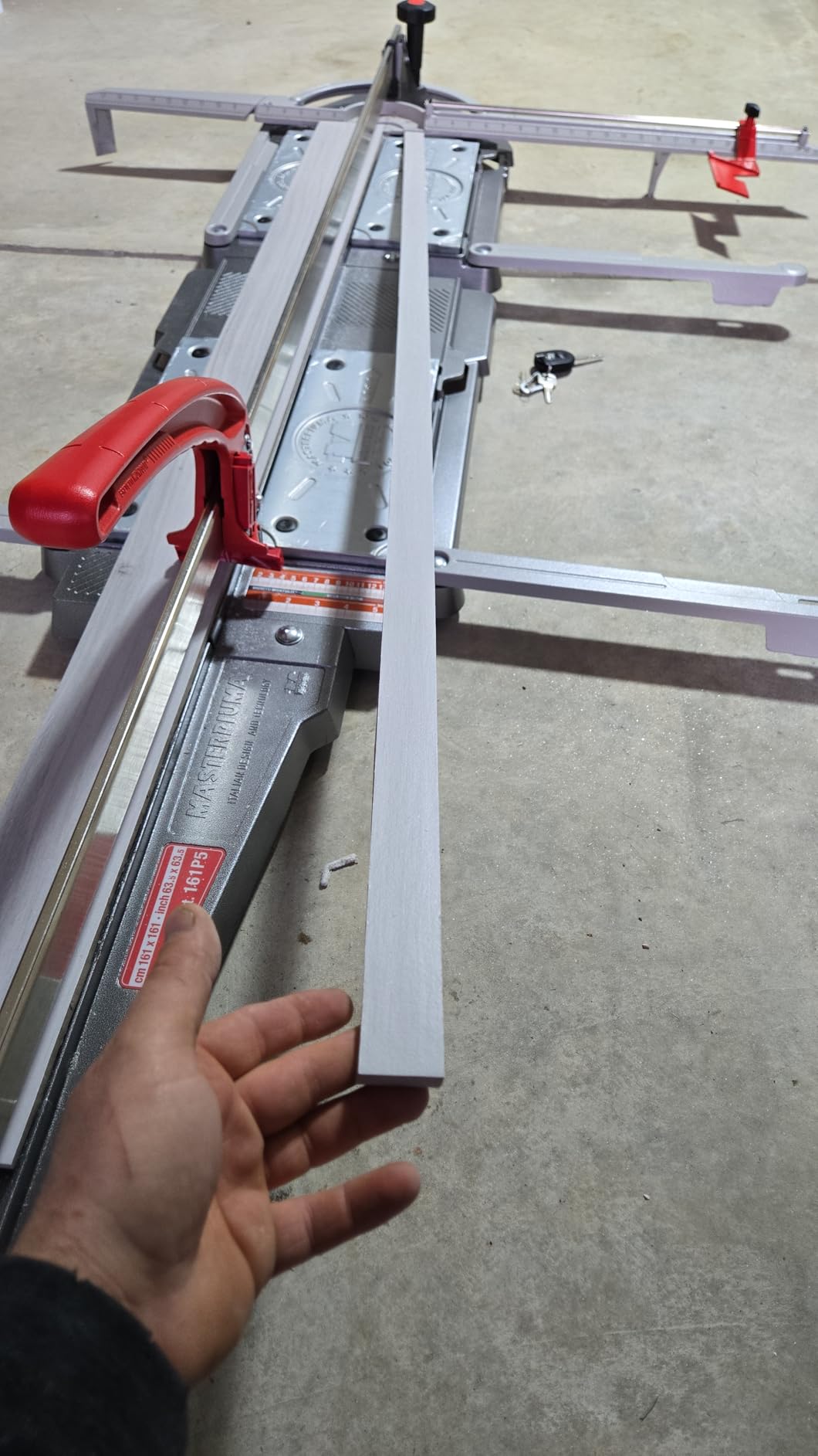 Montolit Masterpiuma 63P5 Power 5 Ergonomic Manual Tile Cutter 24.5