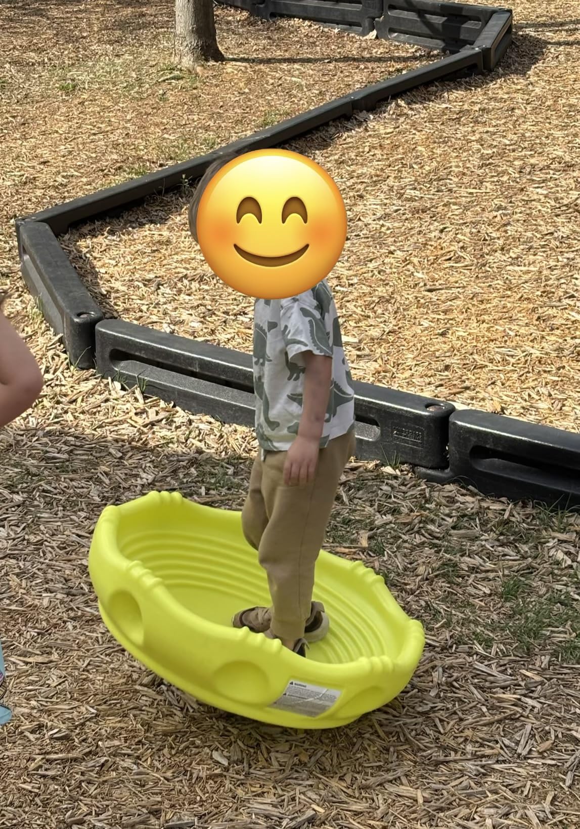 Simplay3 Two Sided Rock Around Wobble Disk and Climbing Dome for Toddlers and Kids - Indoor/Outdoor - Made in USA customer photo 1
