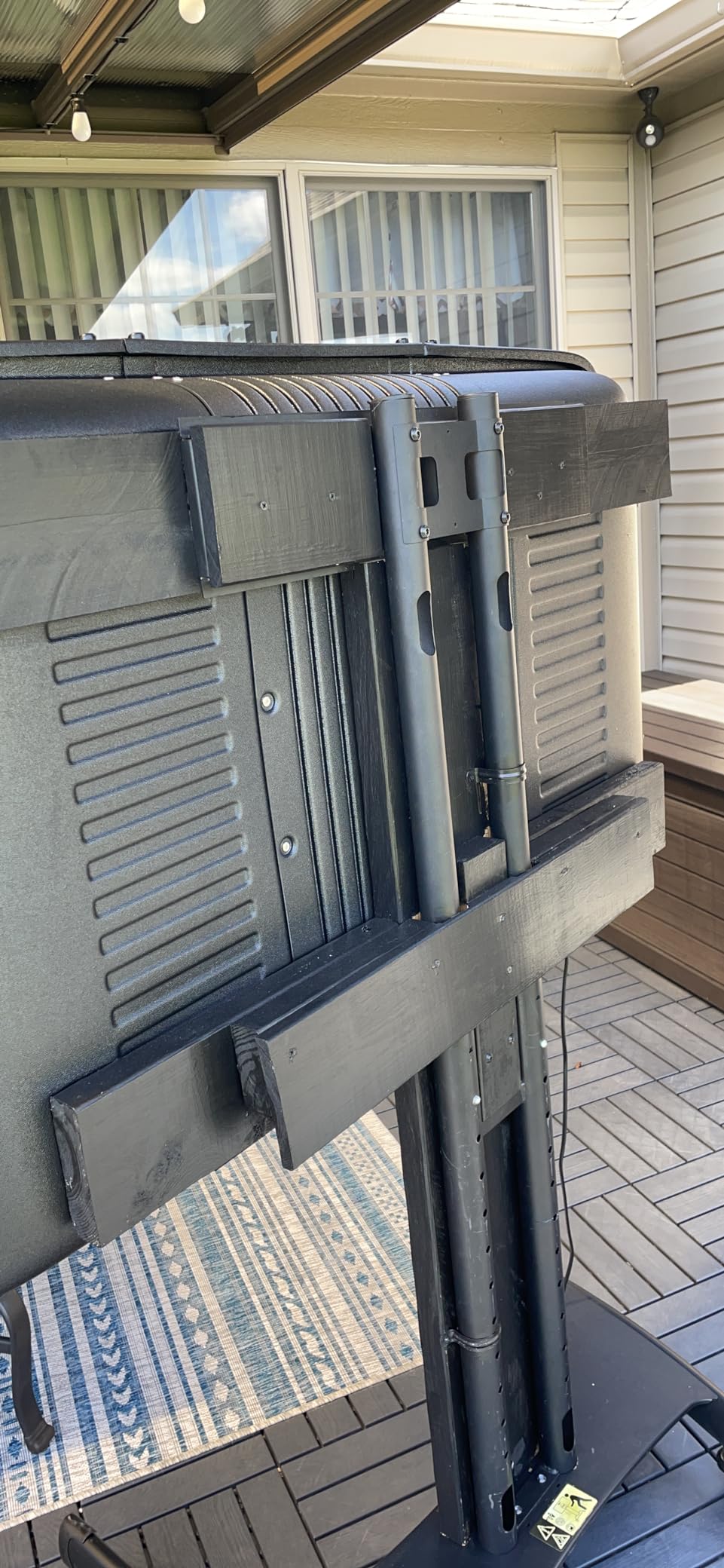 E-Series 44-55 Inch Outdoor TV Enclosure, Weatherproof Cover | 2-Year Warranty | Protective | All-Season | Outdoor | Impact Resistant | TV Cabinet customer photo 1