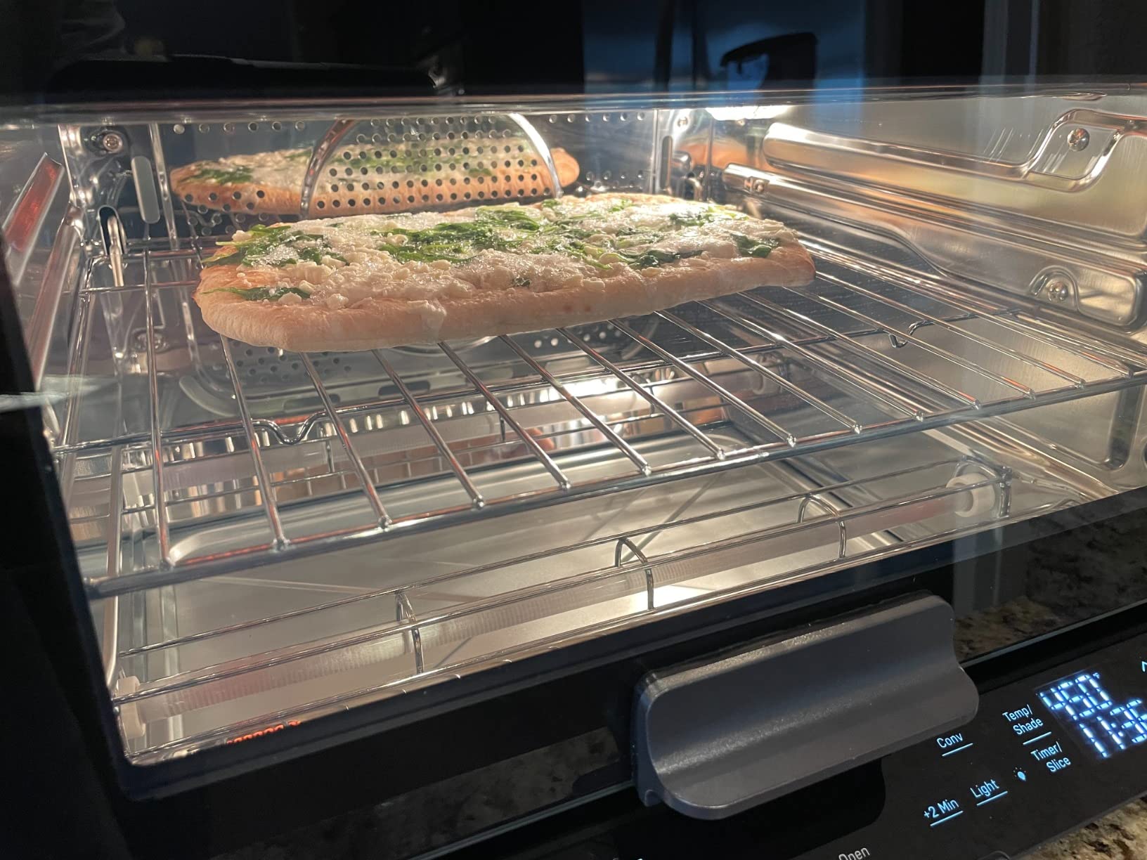 GE Profile Smart Oven with No Preheat, 11-in-1 Countertop Oven including Air Fry, WiFi and Smart Connected, Black customer photo 2