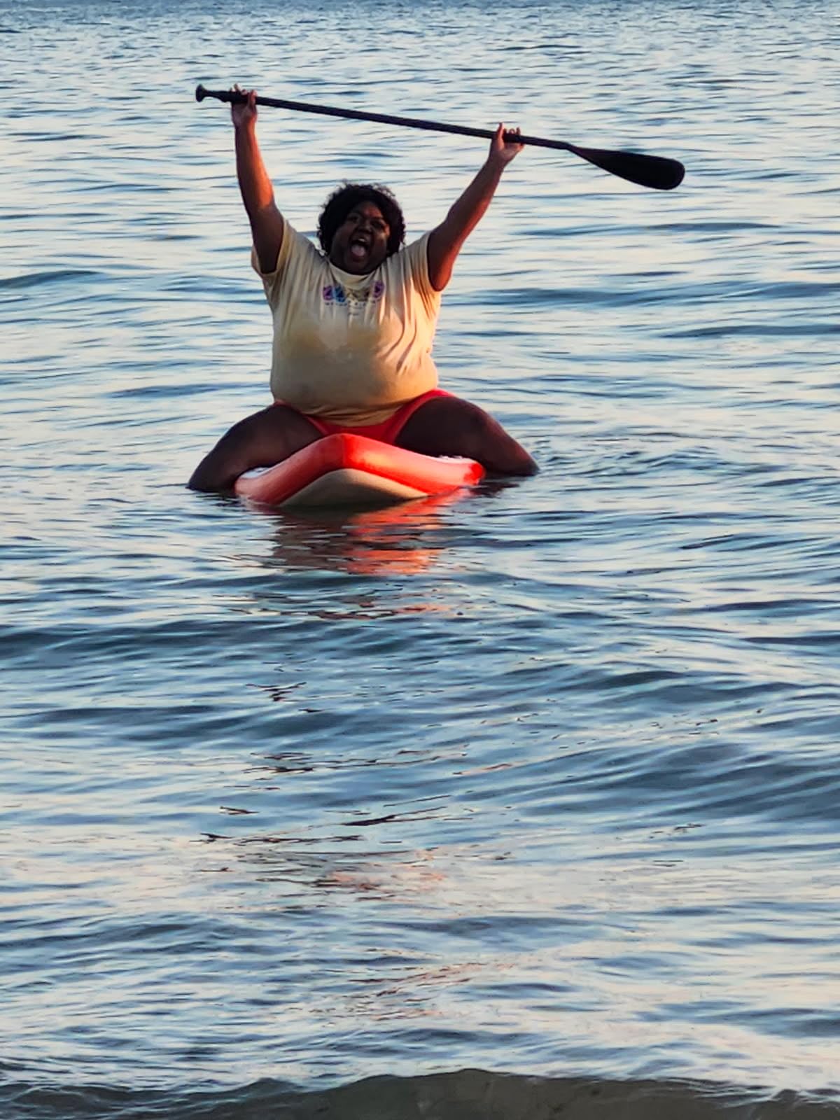FEATH-R-LITE Inflatable Stand Up Paddle Board with Beginner SUP Accessories | 10'6''/11' Ultra-Light SUP, Anti-Slip EVA Deck, Versatile Yoga Inflatable Paddle Boards for Adults & Youth of All Skill Levels customer photo 2