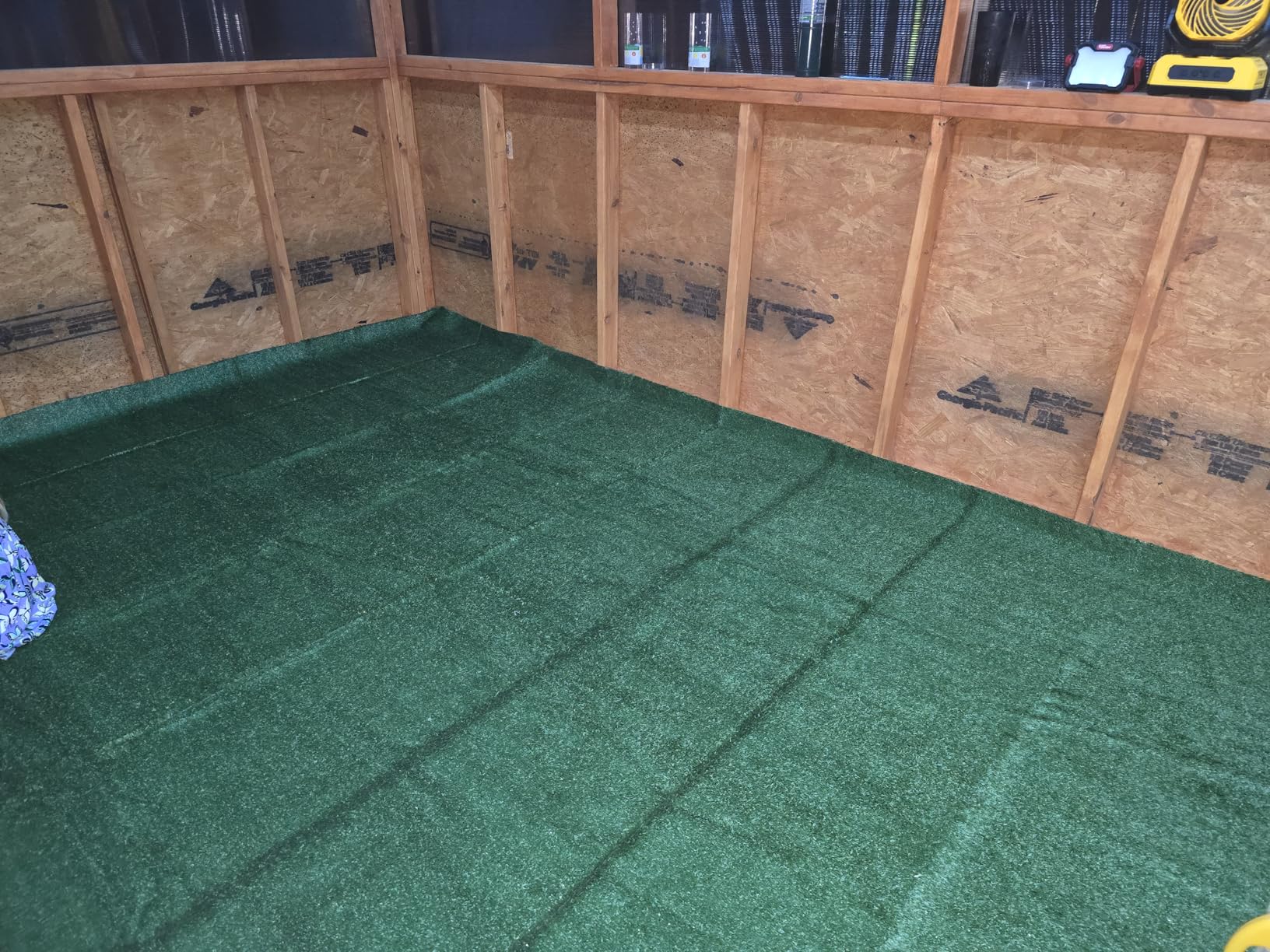 Garland Rug Artificial Grass 7 Ft. X 10 Ft. Large Indoor/Outdoor Area Rug Green - Lush Green, Durable, and Low-Maintenance for Patios, Lawns, and More customer photo 2