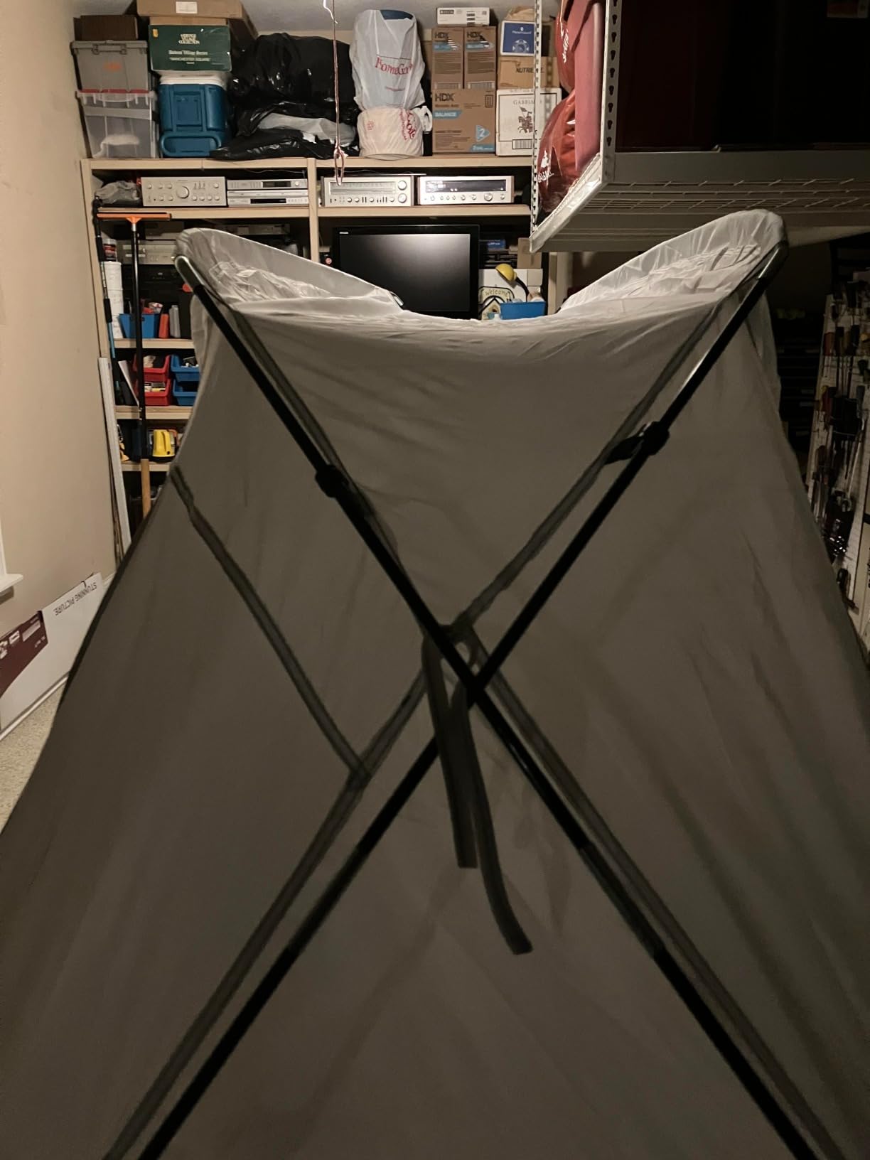 VEVOR Portable Paint Booth,10x7x6ft Larger Spray Paint Tent with Built-in Floor & Mesh Screen & Windproof Hooks, Painting Tent Station for Furniture DIY Hobby Tool, Spray Paint Shelter,Extra Large customer photo 2
