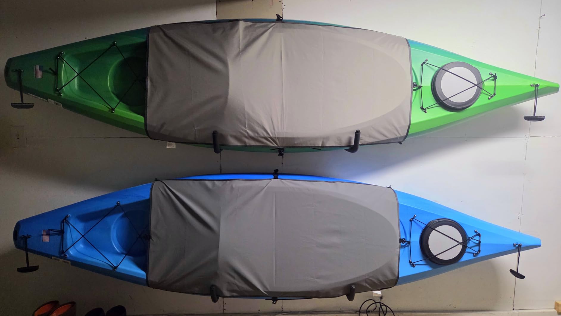 Explore Land Waterproof Canoe Kayak Cover 9.3-10.5ft, Grey customer photo 1