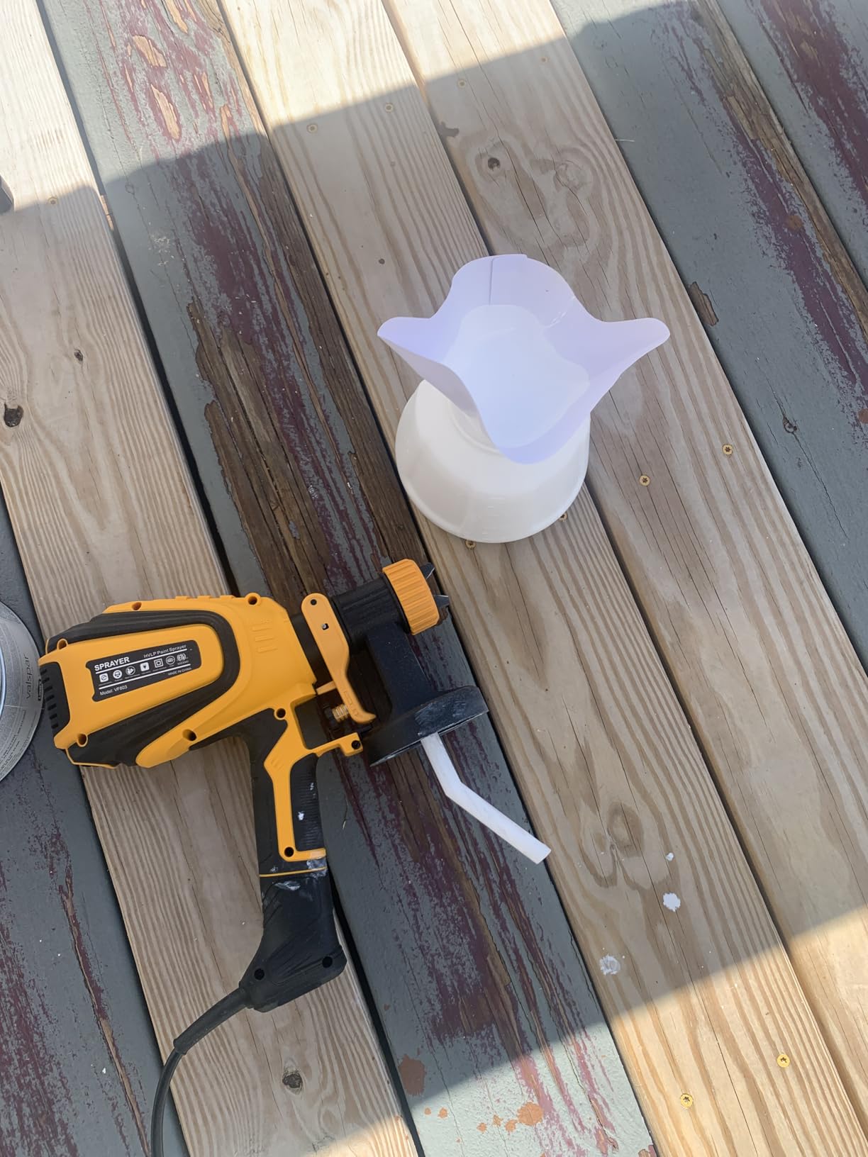 VONFORN Paint Sprayer, 700W HVLP Spray Gun with 4 Nozzles & 3 Patterns customer photo 2