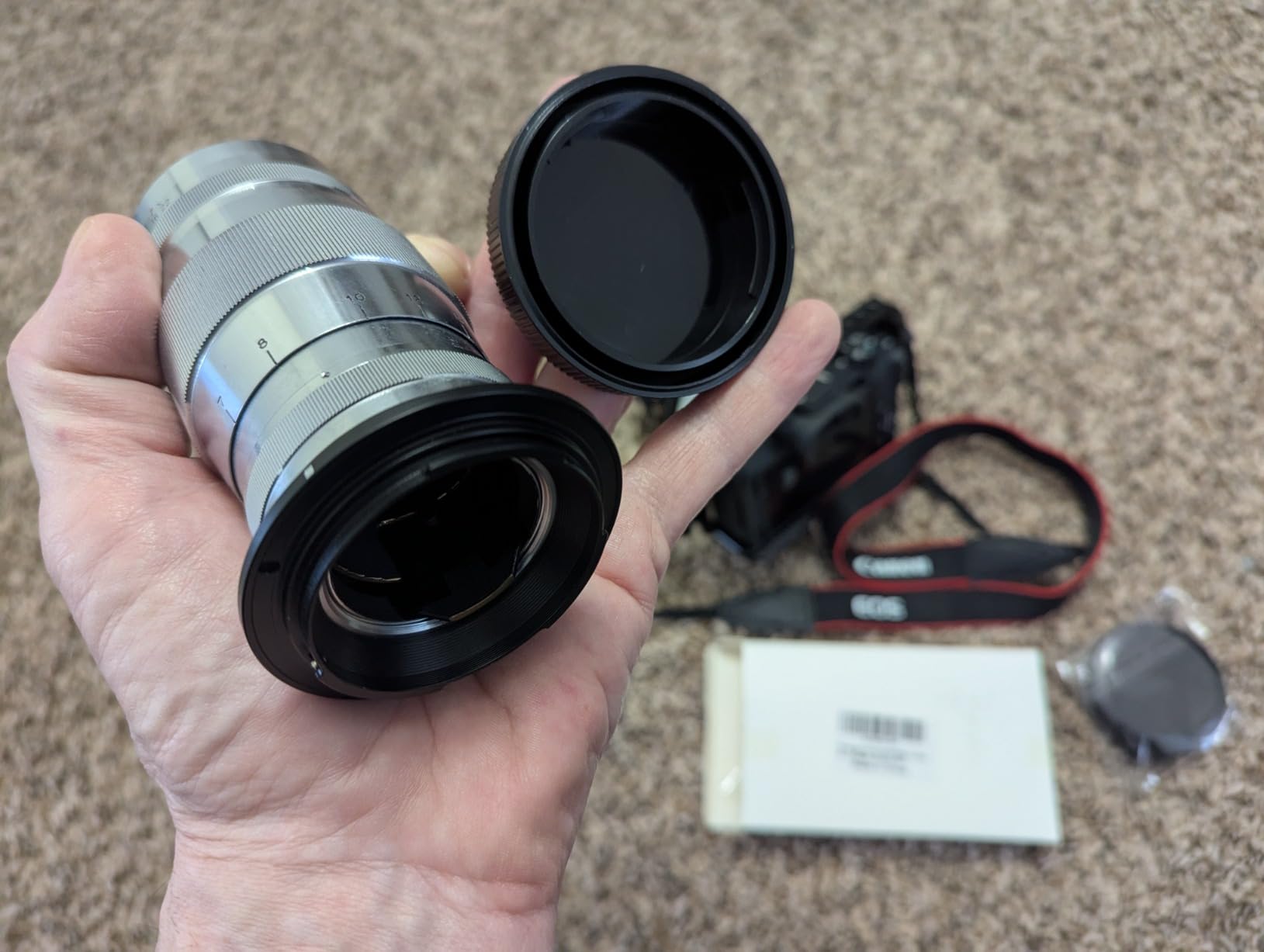 RF Rear Lens Cap Cover for Canon EOS R50 R100 R10 R8 R7 R6 R6Mark II R5 R5C | R3 R RP More Canon RF Mount Camera (for Accessories), HUIPUXIANG [2 Pcs] customer photo 1