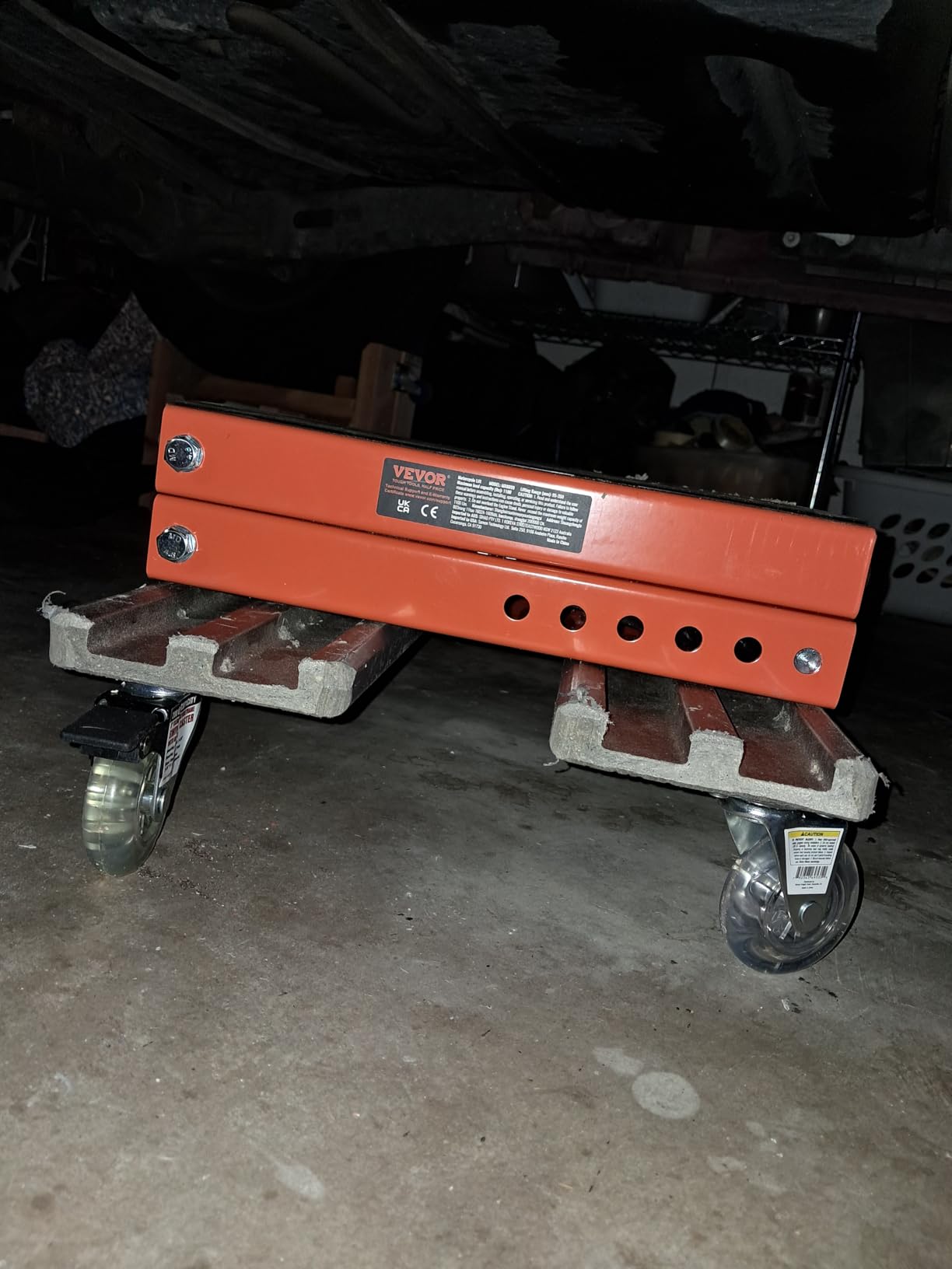 VEVOR Motorcycle Lift, 1100 LBS Motorcycle Scissor Lift Jack with Wide Deck & Safety Pin, 3.7
