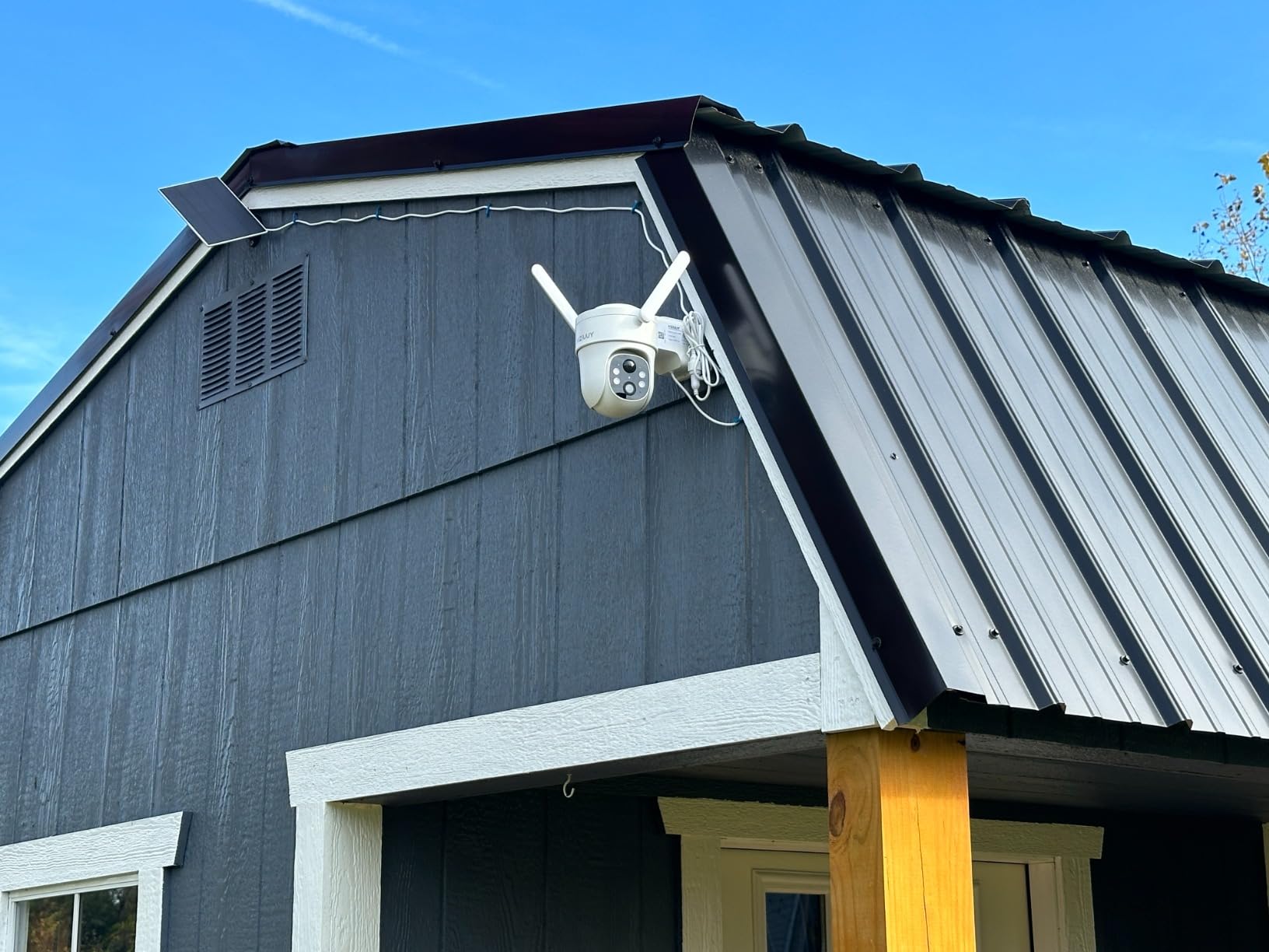 VIZIUUY 3MP Solar Security Cameras Wireless Outdoor, WiFi 6,360°PTZ Camera customer photo 2