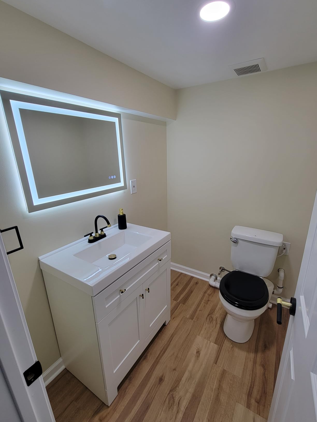 750W Macerating Toilet System with 4-Inlet, Durable Pump, Extension Pipe - Easy Install, Space Saving customer photo 1